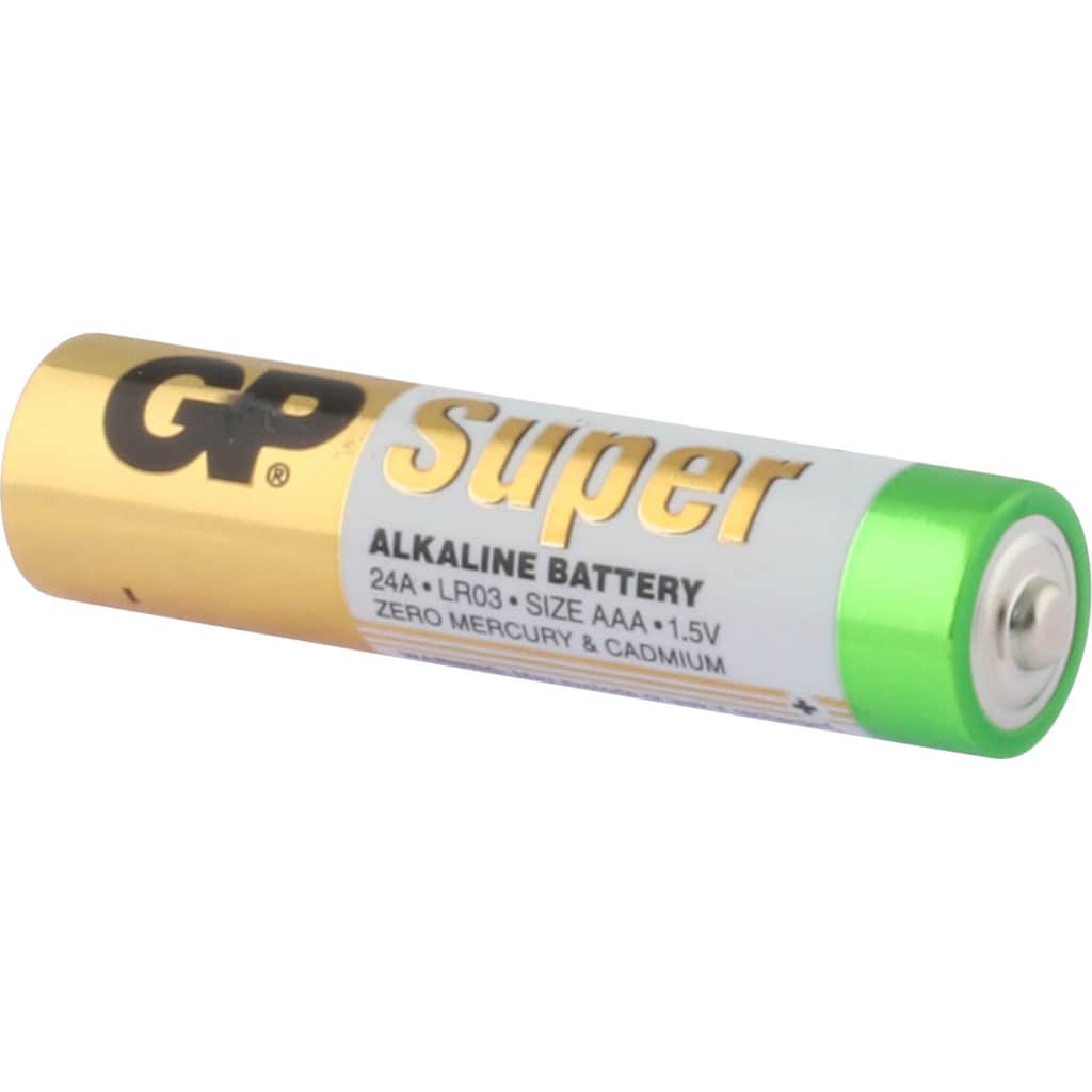 GP Batteries Batterie »20er Pack Super Alkaline AAA«, 1,5 V, (Set, 20 St.)