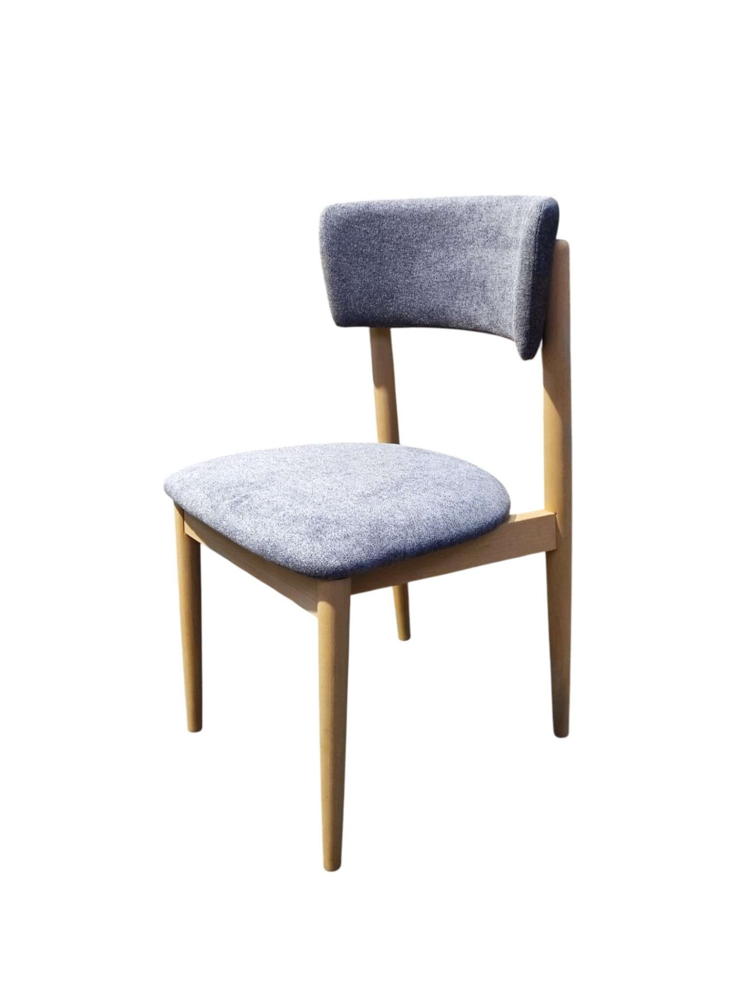 GOODproduct Polsterstuhl »Jan Esszimmerstuhl, Küchenstuhl, 4-Fussstuhl« () 2 Stk.Chenille, Massivholzbeine, Retro