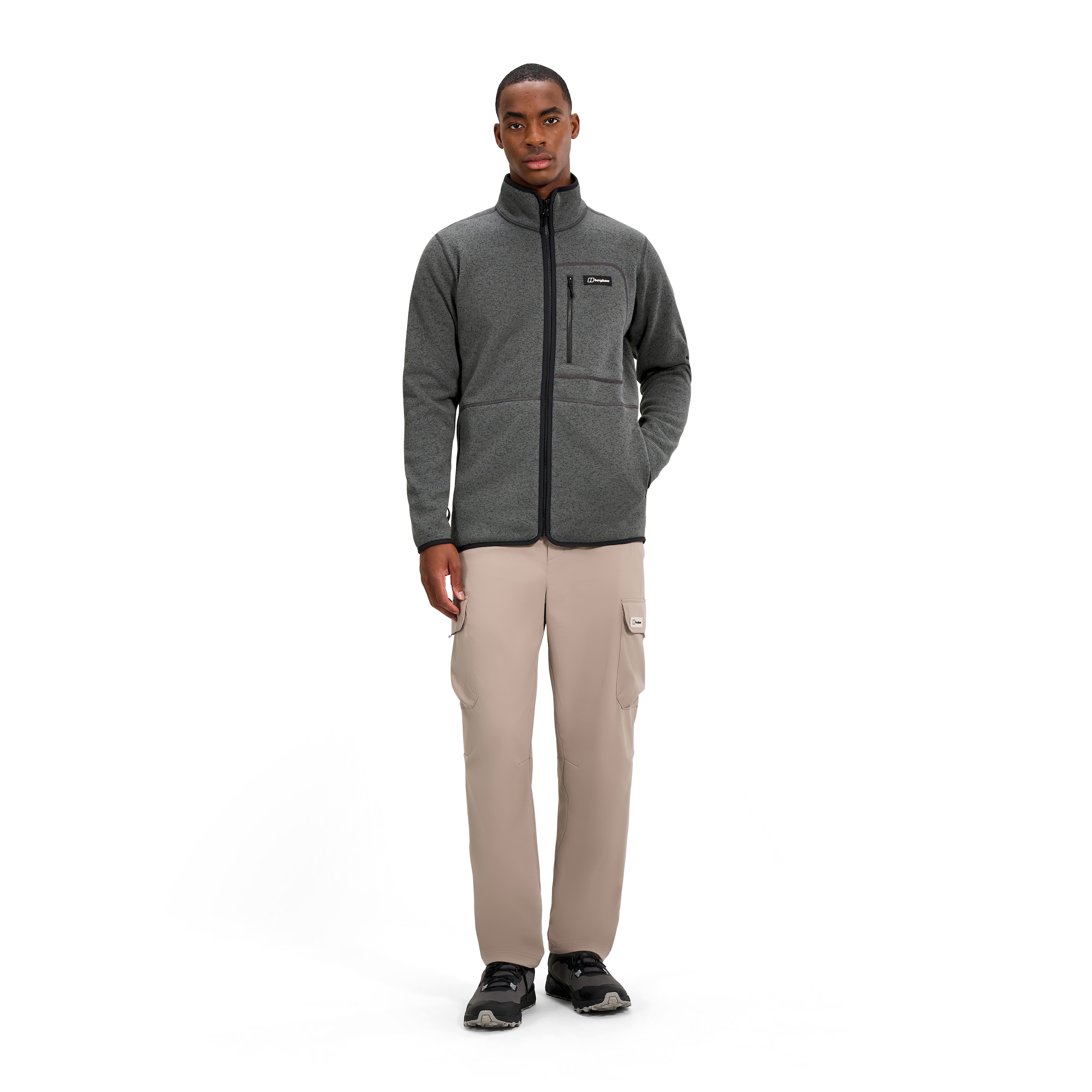 Berghaus Strickfleecejacke »ASTERBY IA JACKET« mit vier Taschen, pflegeleicht, wärmeisolierendes Fleece