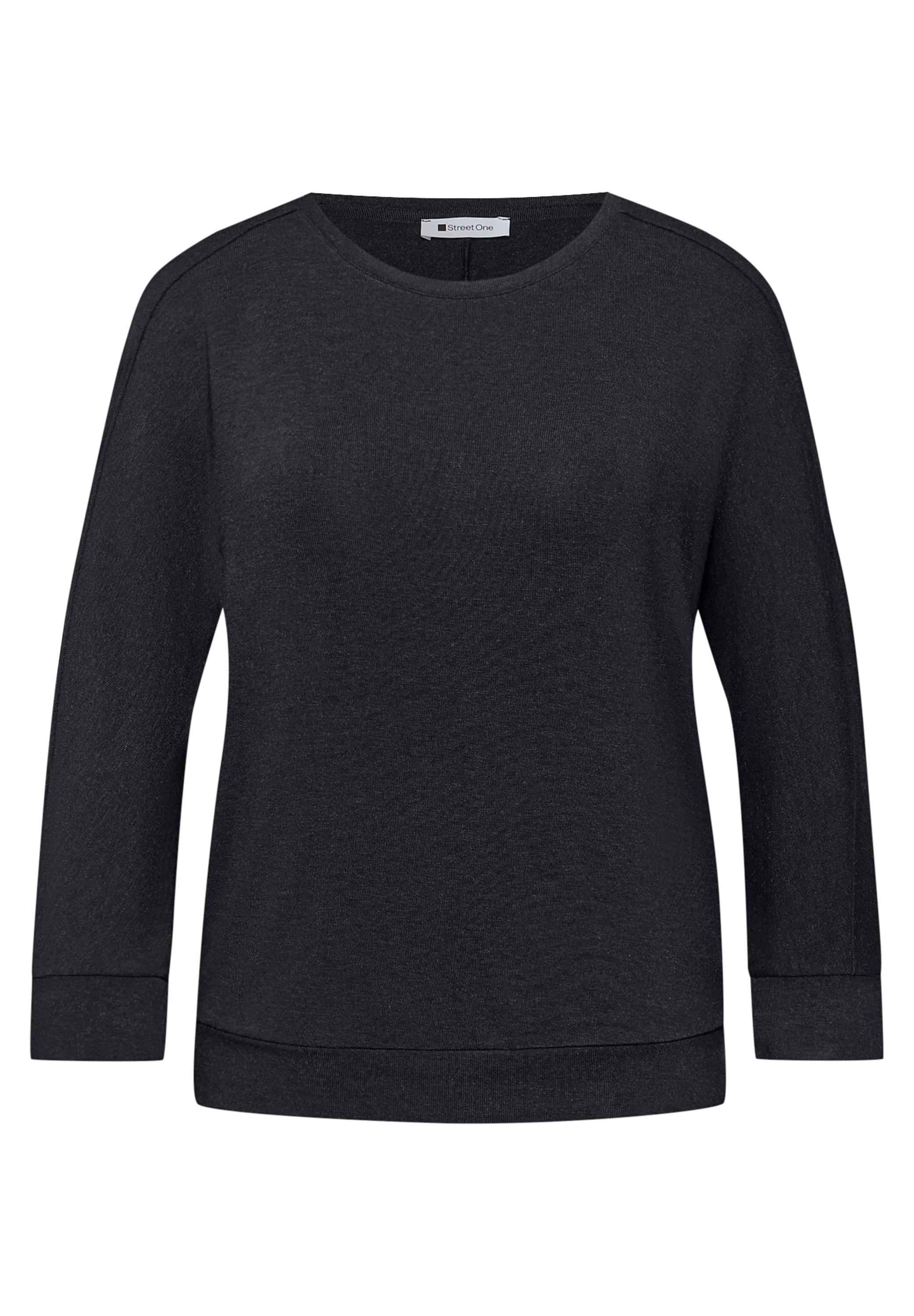 STREET ONE T-shirt à manches 3/4 im Melange-Look