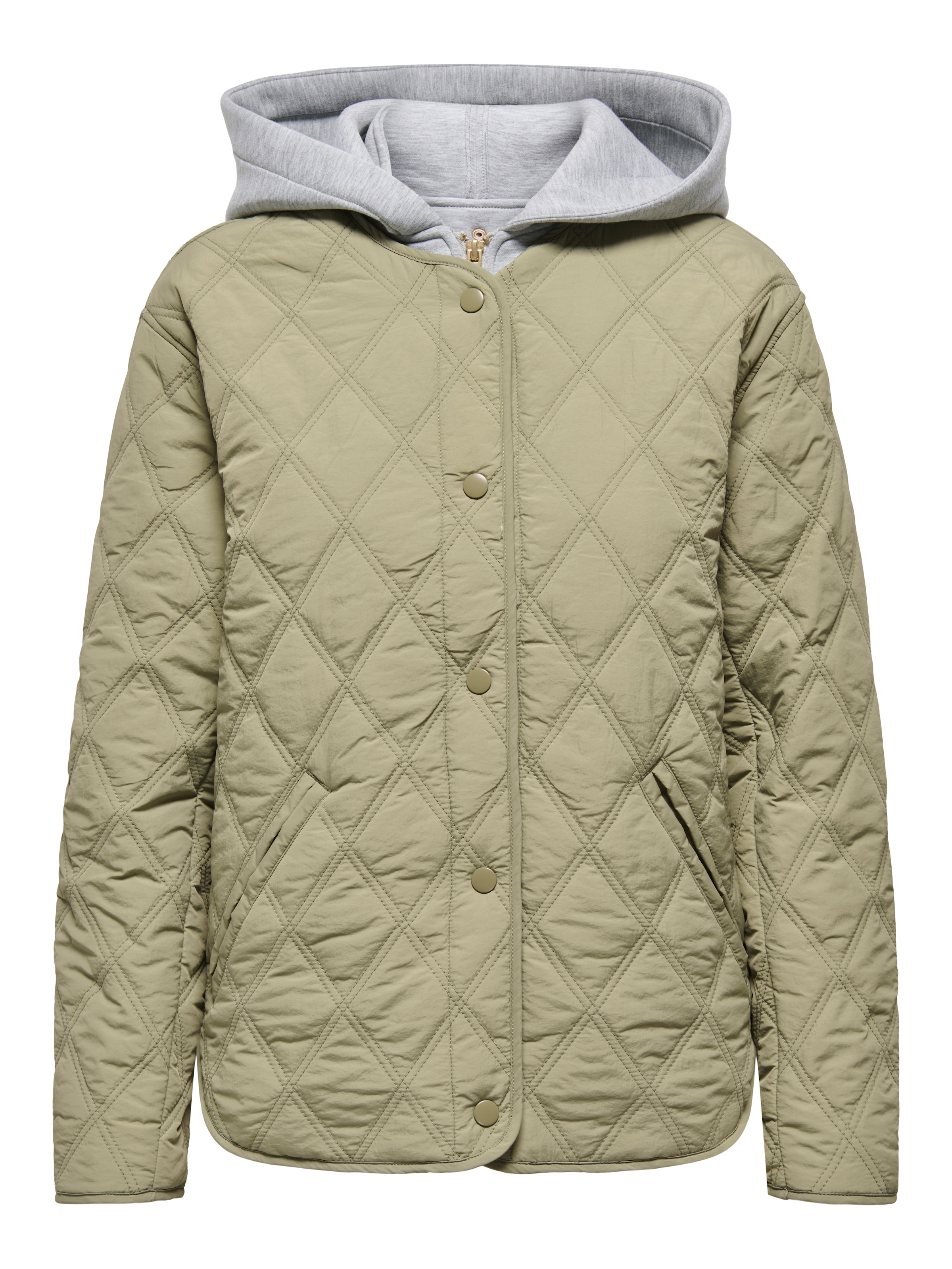 ONLY Veste matelassée »ONLRISSO LIFE HOOD QUILT JACKET CC OTW« mit Kapuze mit abnehmbarer Kapuze