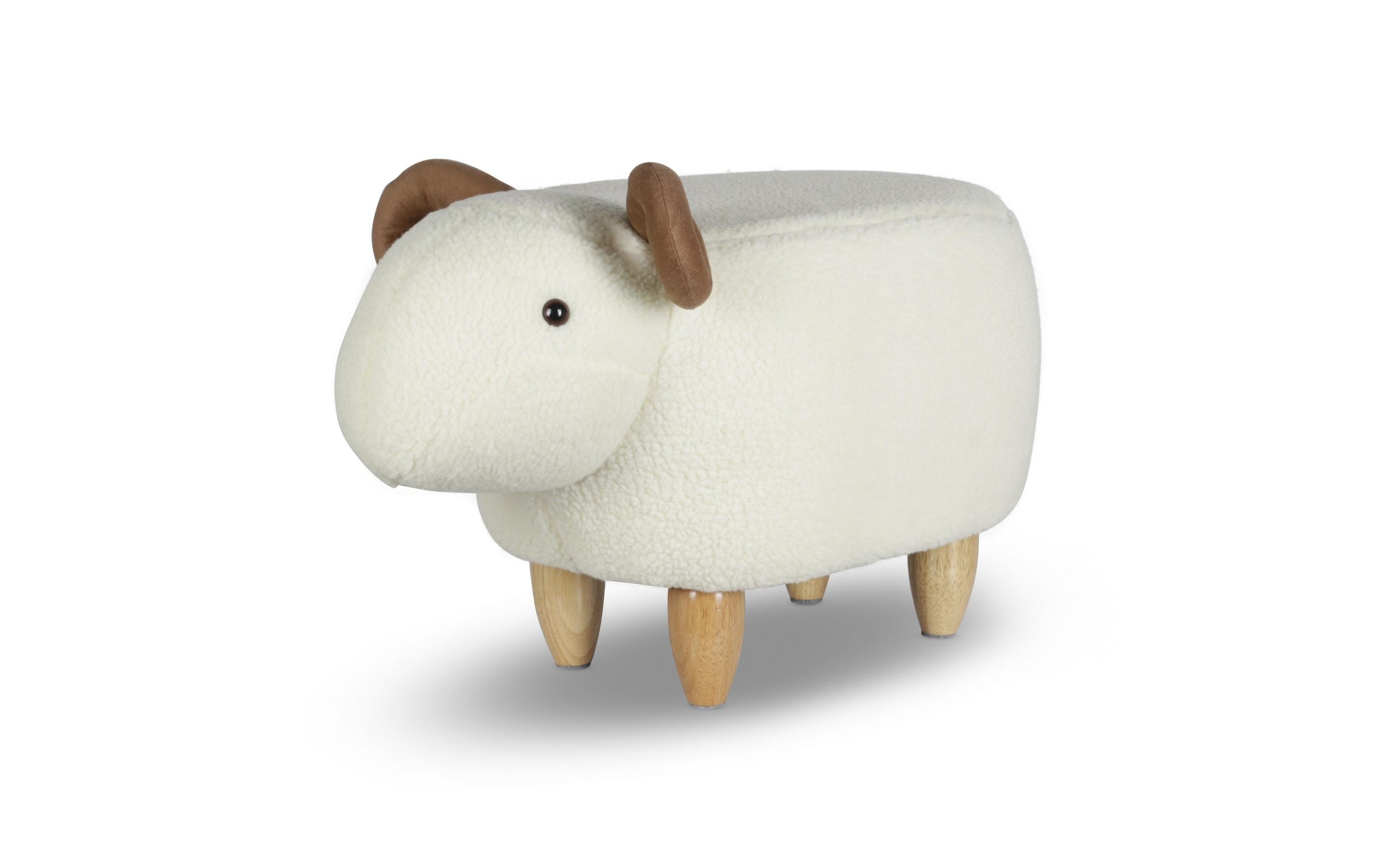 Image of Hocker "zoosy Schaf Berta Weis"