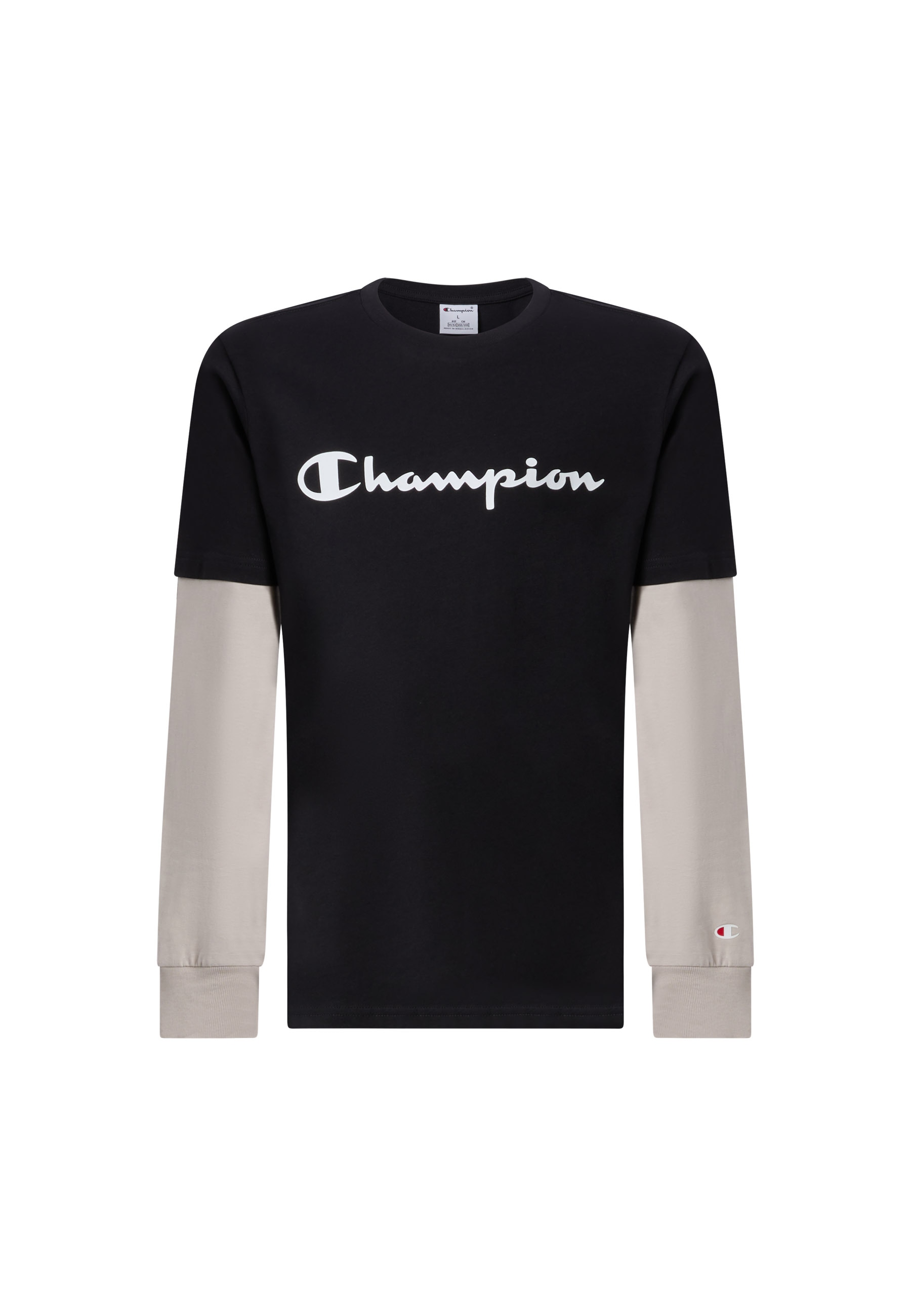 Champion T-shirt à manches longues »SPORTWEAR LONG SLEEVE Standard Fit« pour enfants, avec col rond, en coton, longueur normale