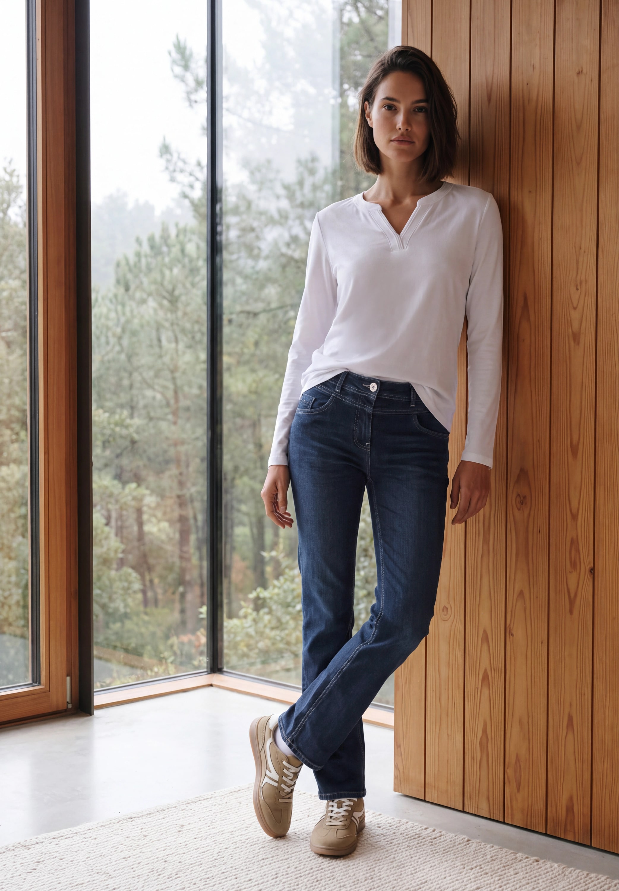 Cecil Jeans bootcut »Style Toronto« en coupe slim et avec stretch