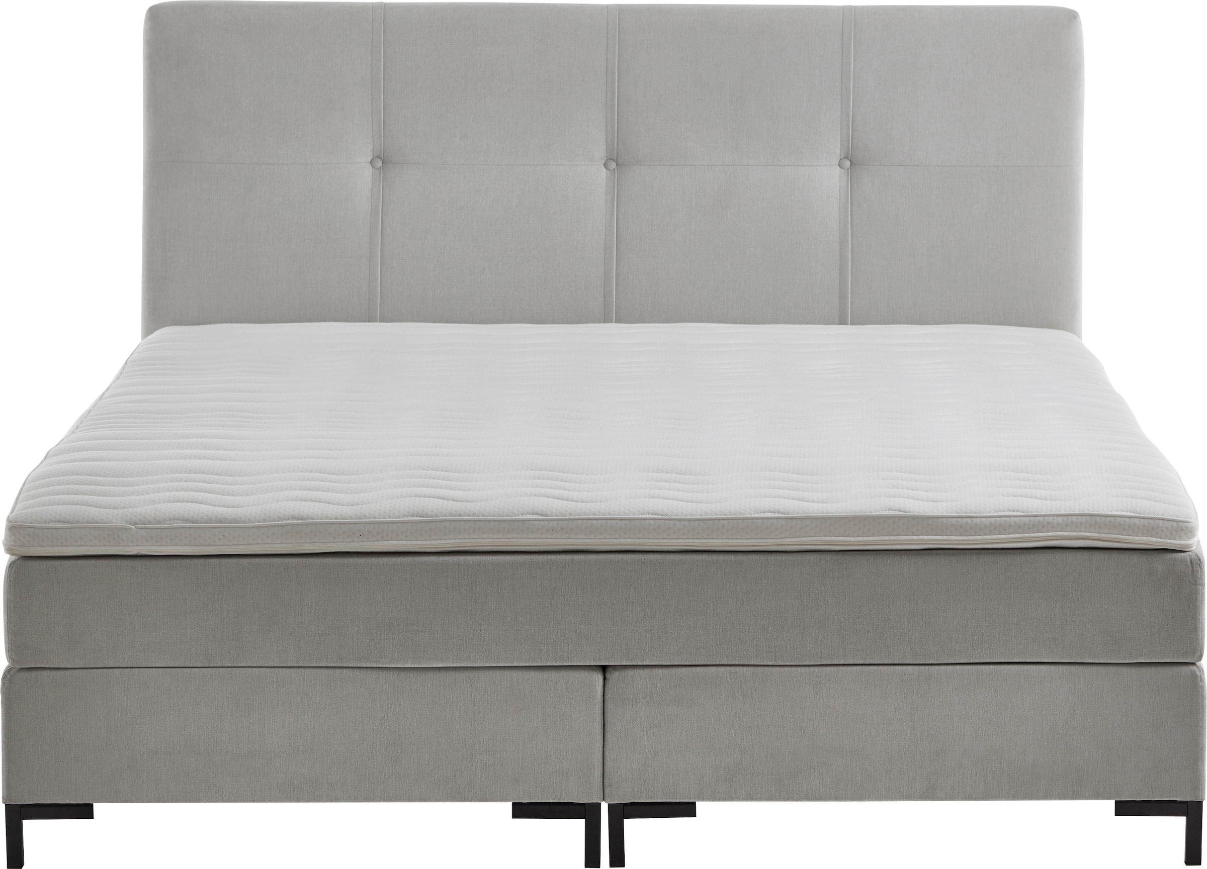 ATLANTIC home collection Boxspringbett »Romy«, Taschen-Federkernmatratze, inkl. Topper