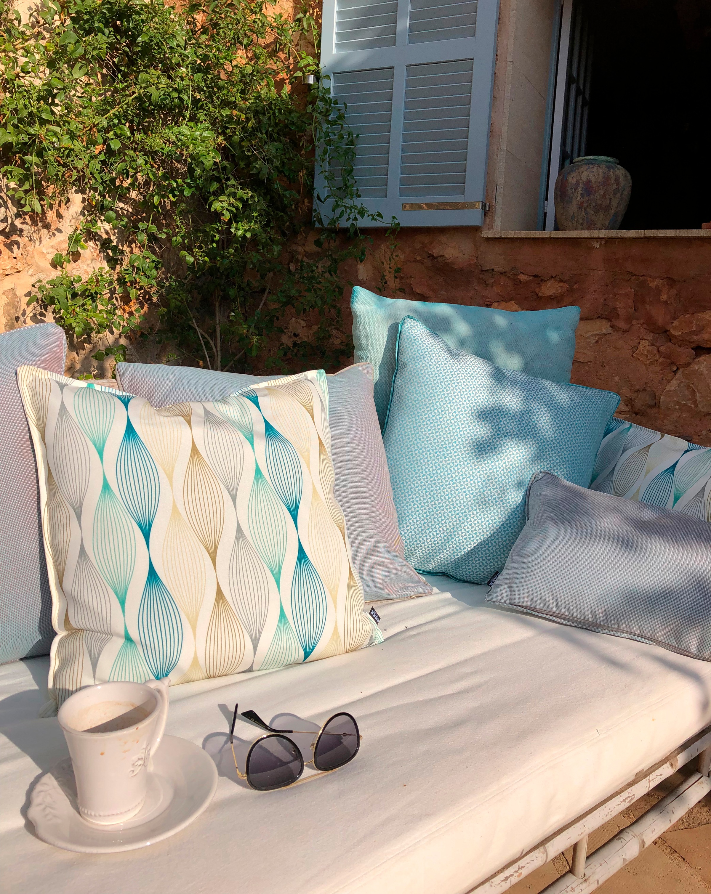 H.O.C.K. Coussin décoratif »Pepe« Kissenhülle mit Füllung, 1 Stück, Outdoor geeignet