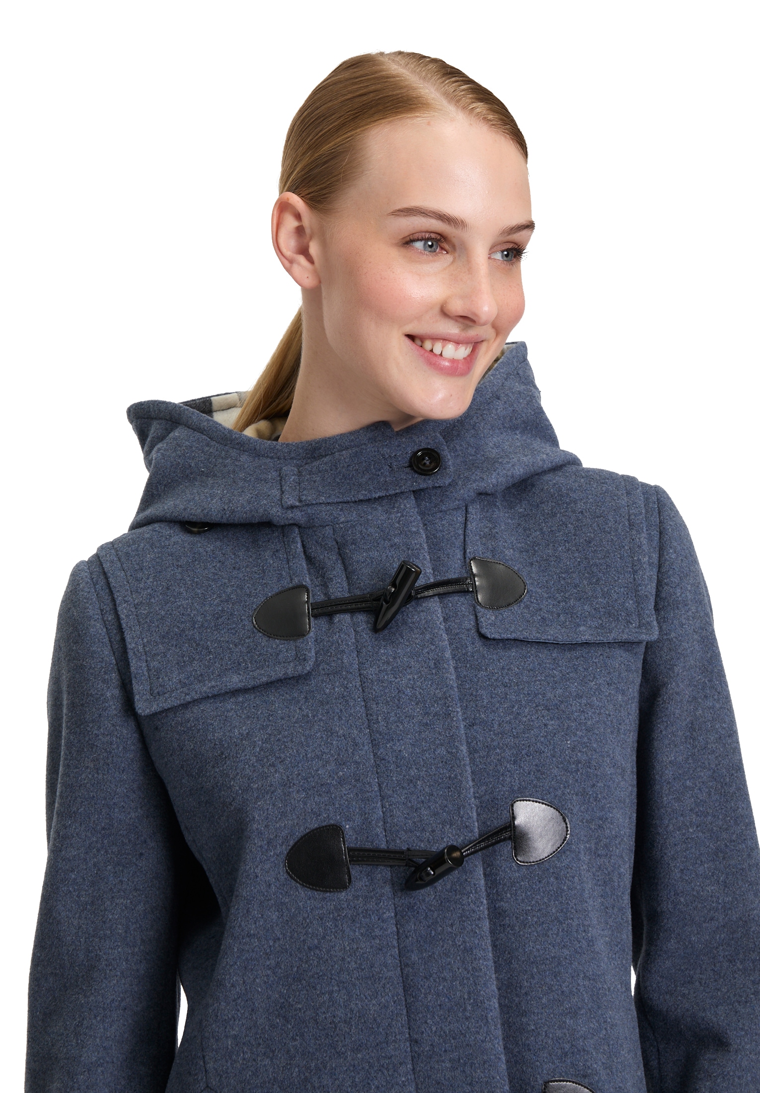 Gil Bret Wolljacke, mit Kapuze, mit Kapuze