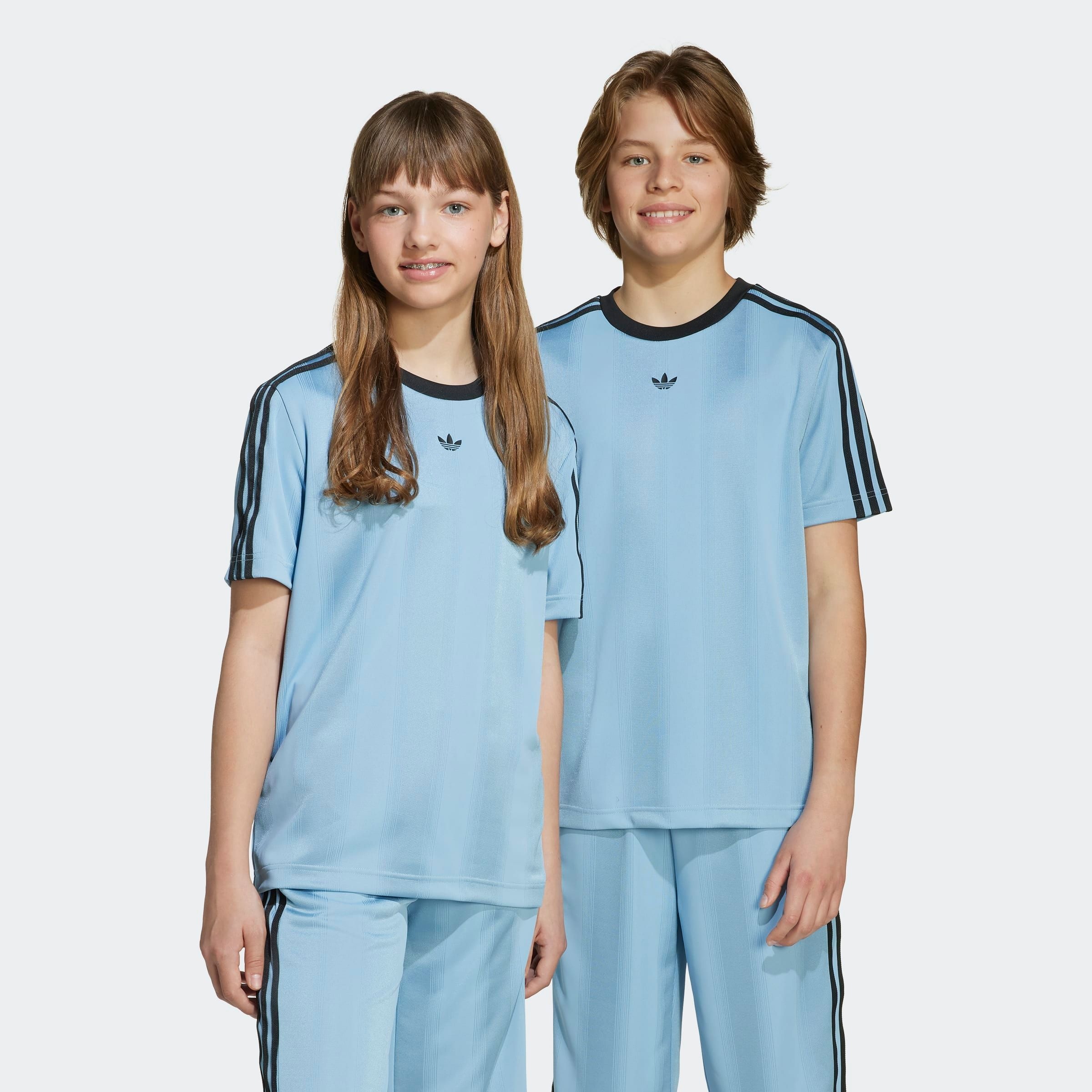 Image of adidas Originals T-Shirt "JACQUARD KIDS" sportlicher Stil, lockere Passform, für Kinder und Teens
