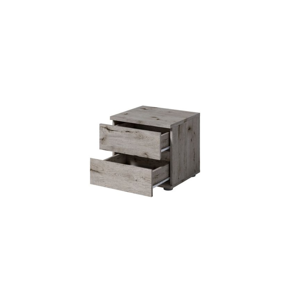 Home affaire Table de nuit »PRESSAC Nachtkommode mit 2 Schubladen, Set 2 Stücke« Ensemble, Deux pièces,  ensemble, 2 pcs, deux pièces, tables de chevet, dimensions L/P/H : 46,4/40,8/42,5cm