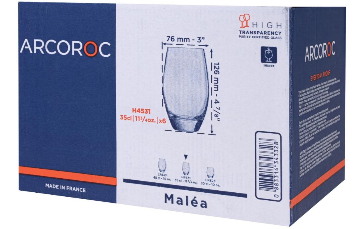 Glas "Arcoroc Malea 350 ml, 6 S"