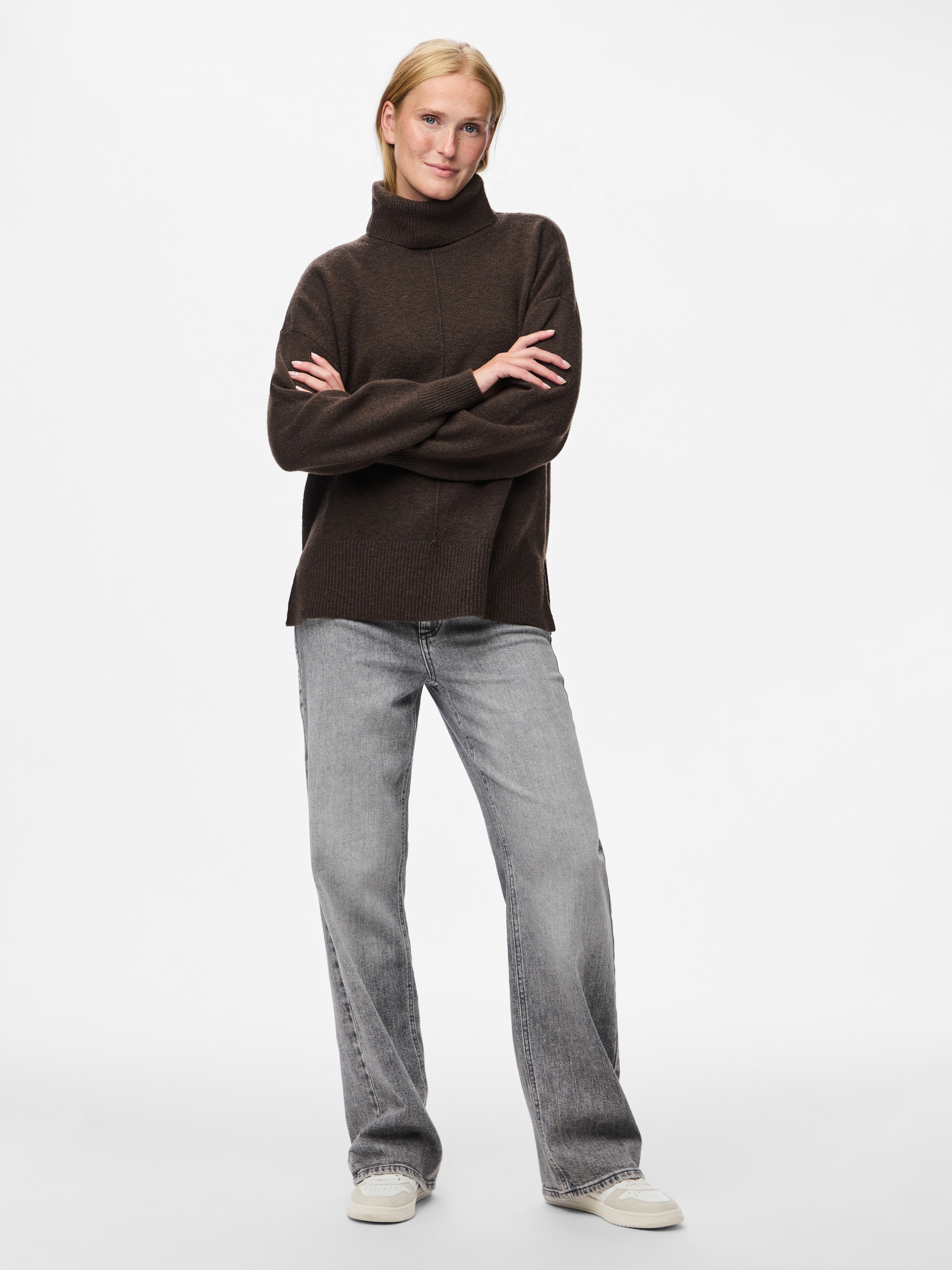 pieces Pull à col roulé »PCMALOU LS ROLLNECK KNIT NOOS BC«