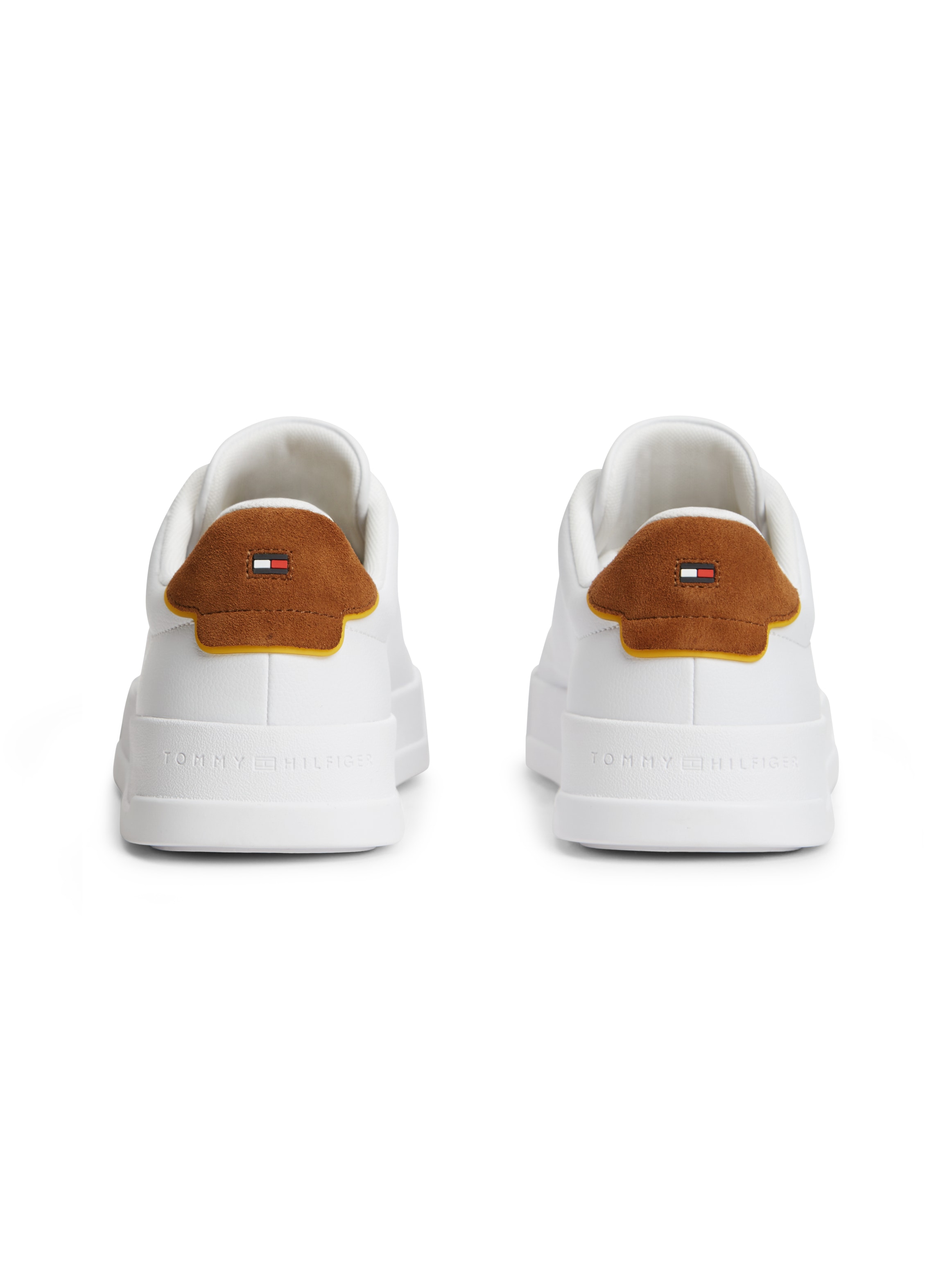 Tommy Hilfiger Sneaker »TH COURT LTH DETAIL ESS«  Freizeitschuh, Halbschuh, Schnürer mit Logoschriftzügen