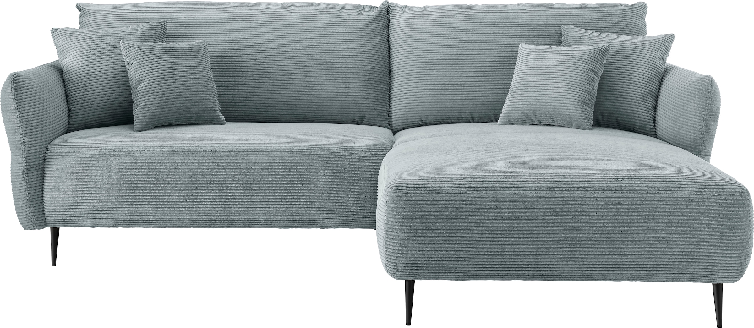 INOSIGN Ecksofa »Amarena L-Form«, inklusive Armlehnenverstellfunktion, 4x Zierkissen gratis