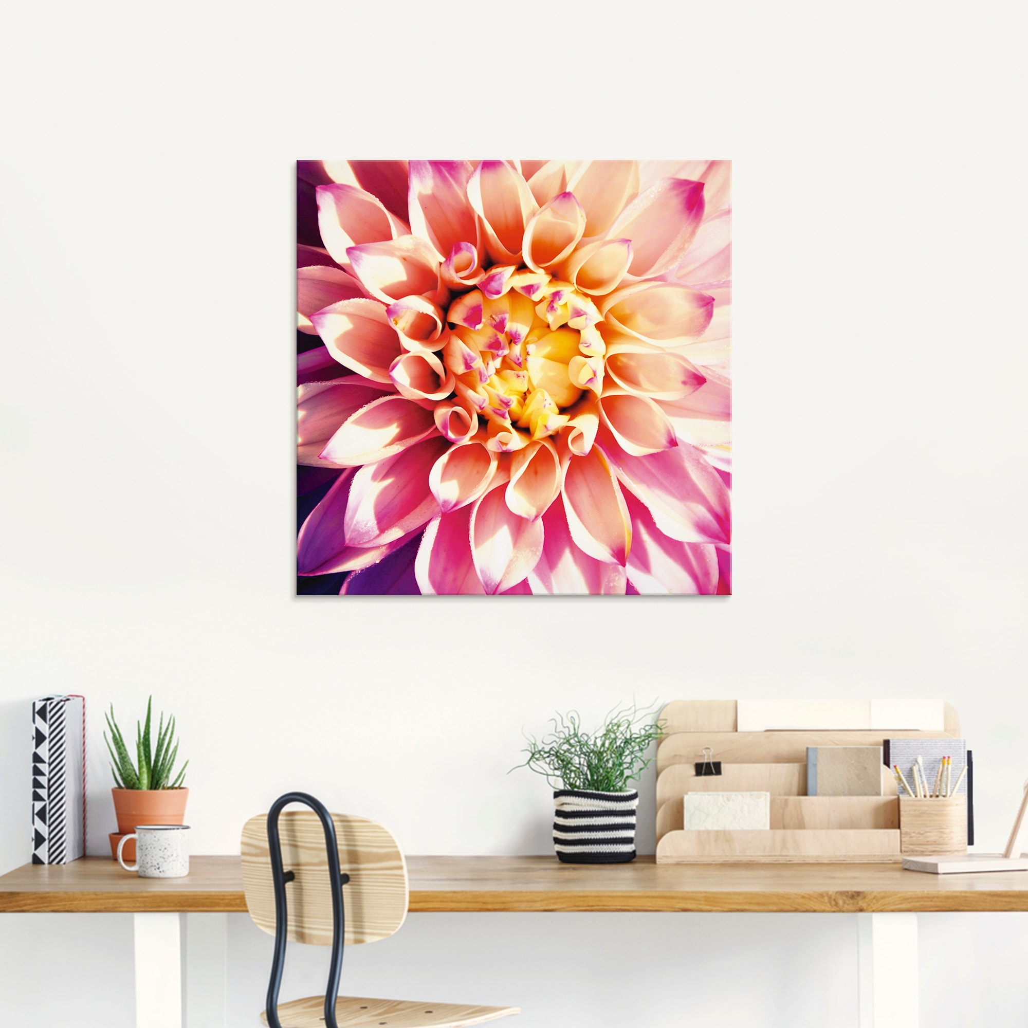 Artland Glasbild »Dahlie«, Blumen, (1 jetzt Grössen kaufen St.), verschiedenen in