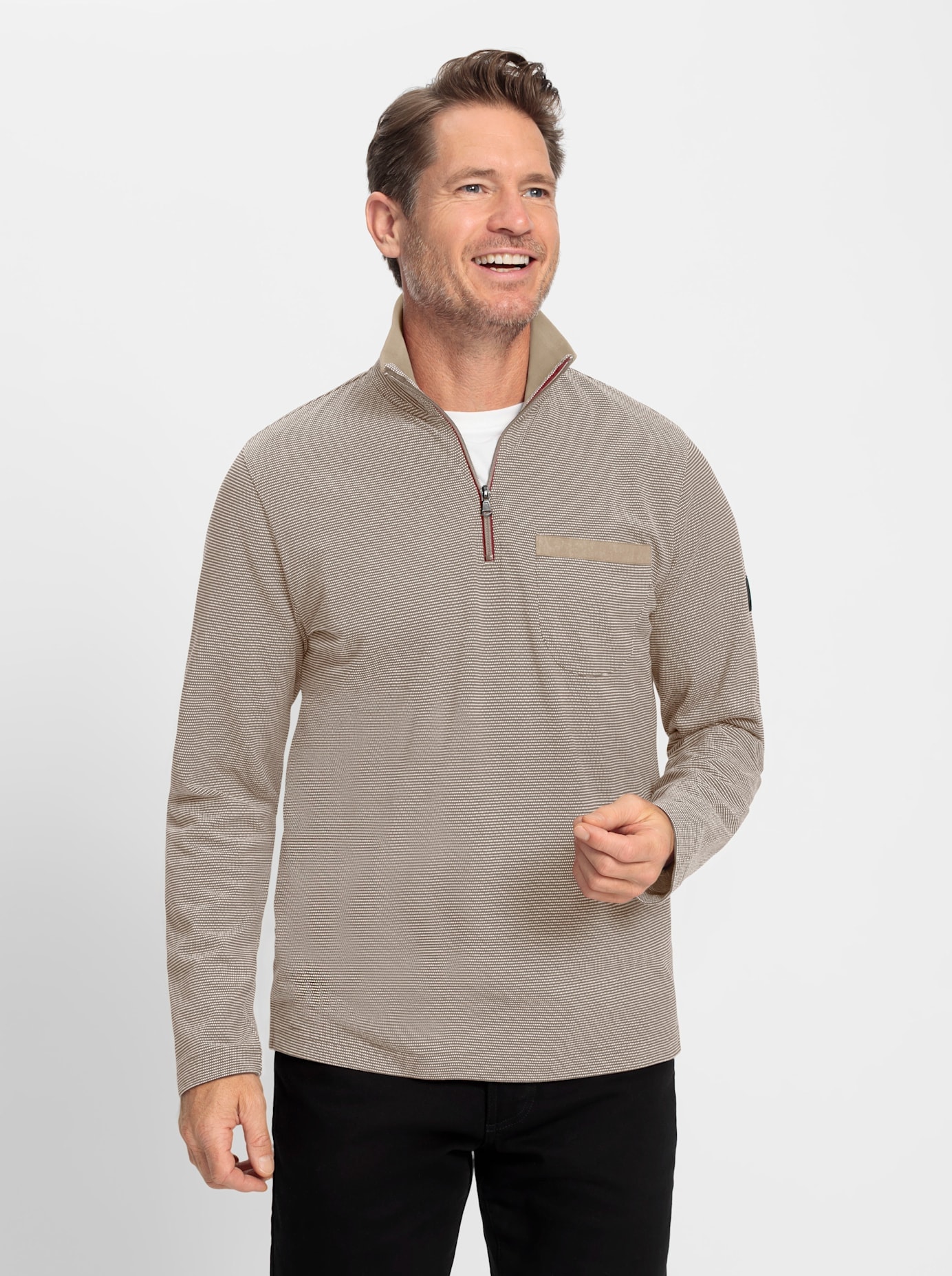 Marco Donati Langarmshirt "Langarm-Shirt" 1 Stk.