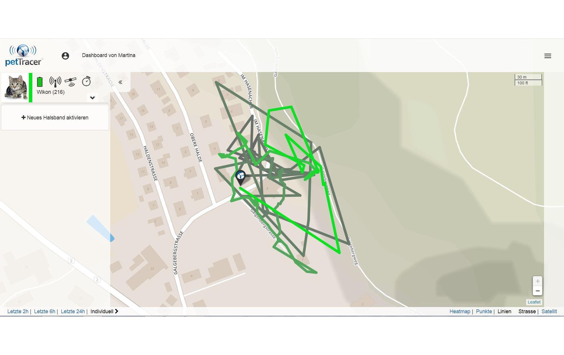GPS-Tracker »PetTracer GPS-Katzenhalsband«