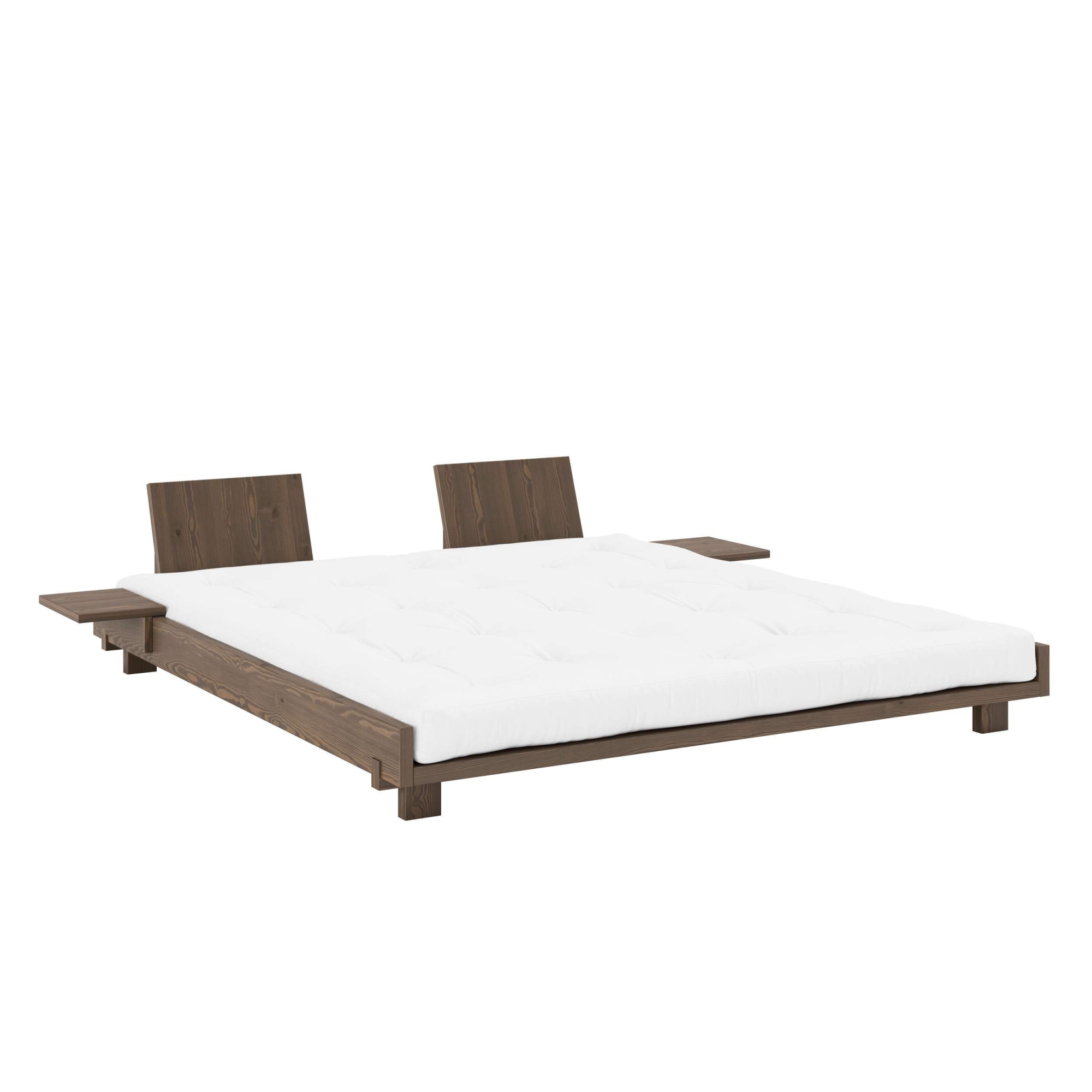 Karup Design Bettgestell »Social Bed, ohne Matratze, FSC®-zertifiziertes Massivholz«, wahlweise mit oder ohne verstellbares Zubehör, Bett in mehreren Grössen