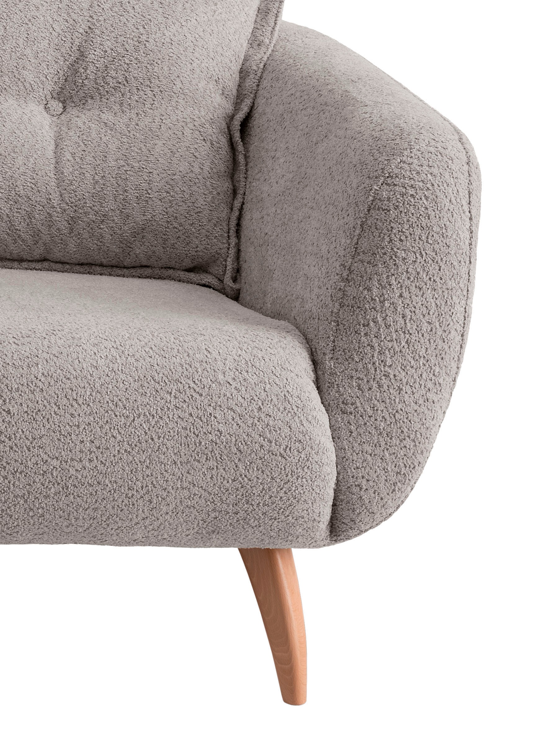 Home affaire 2,5-Sitzer »Baggio modern und romantisches Design, bequem«, Zierkissen inklusive