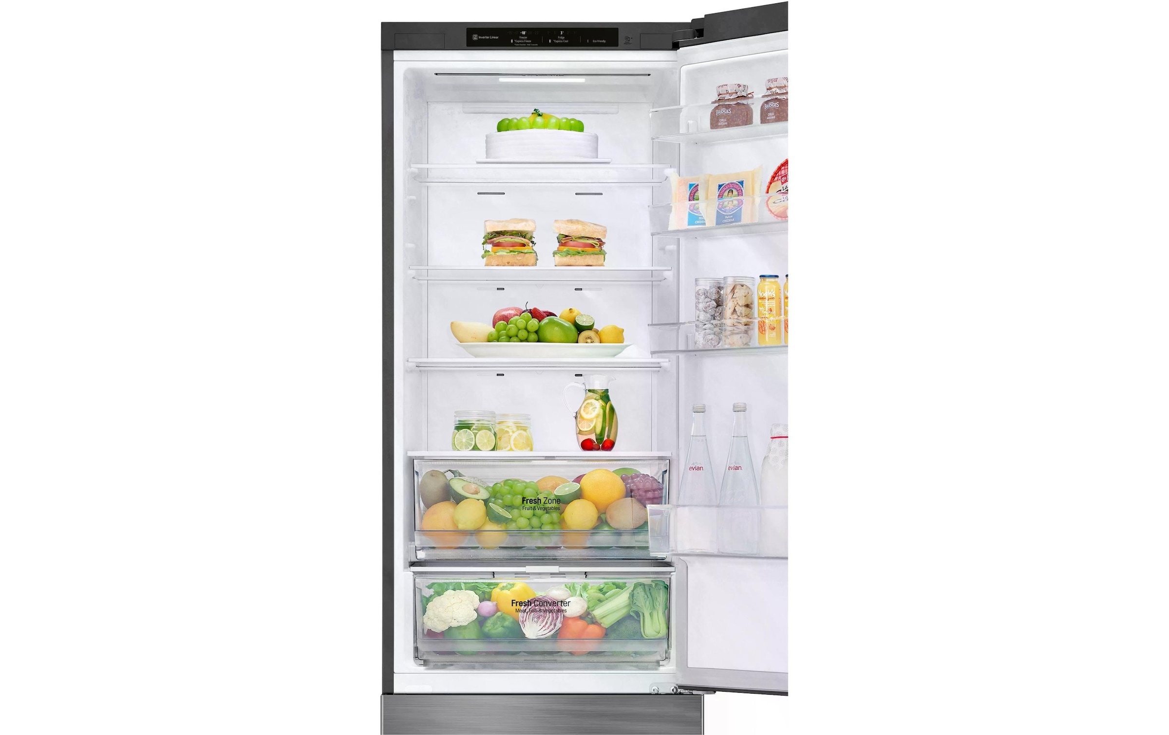 LG Kühl-/Gefrierkombination »GBP62PZNAC« 203 cm hoch 59,5 cm breit