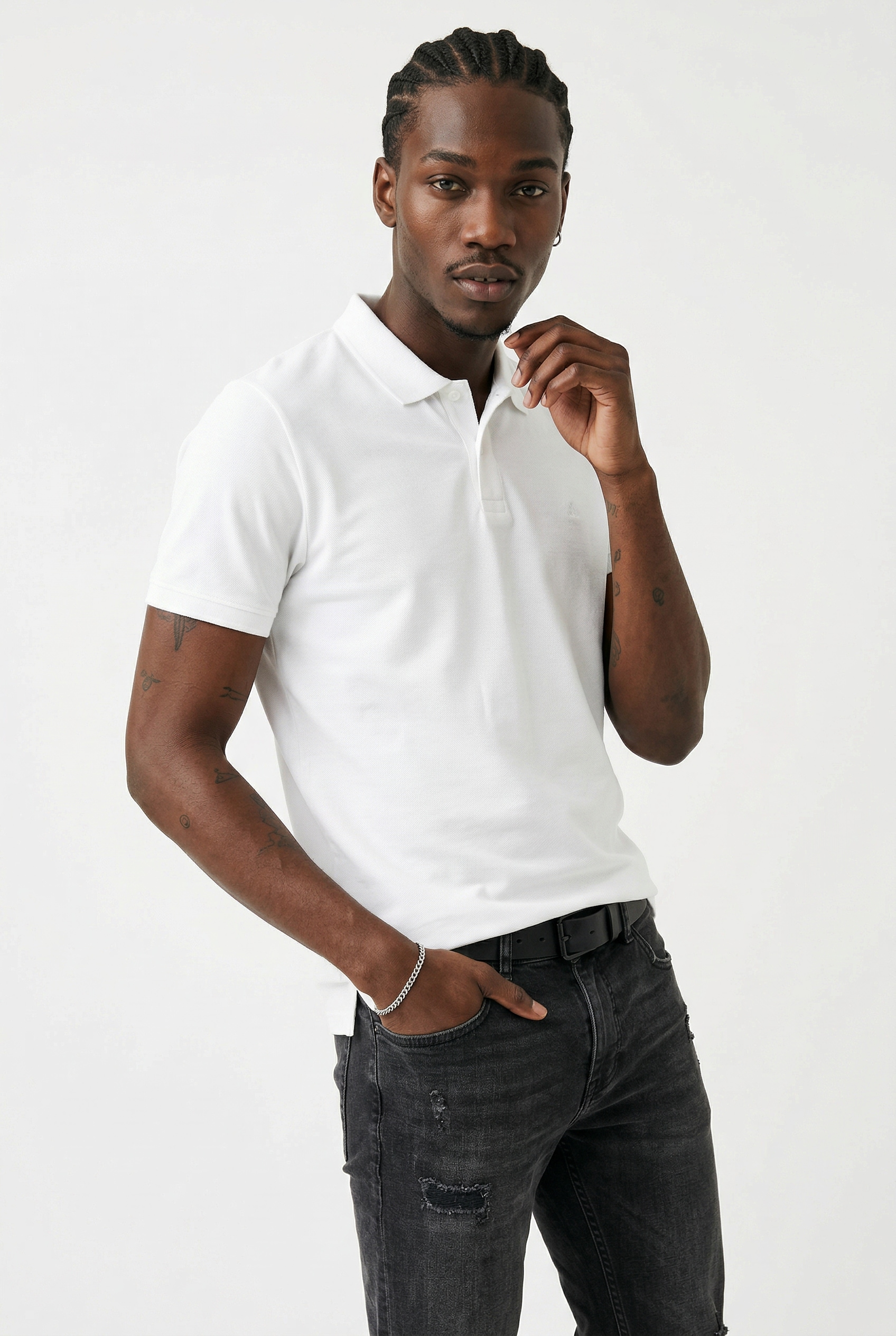 Jack & Jones Polo »JJEBASIC POLO SS 3PK MP NOOS« Paquet, 3 cuis Baumwolle, slim fit