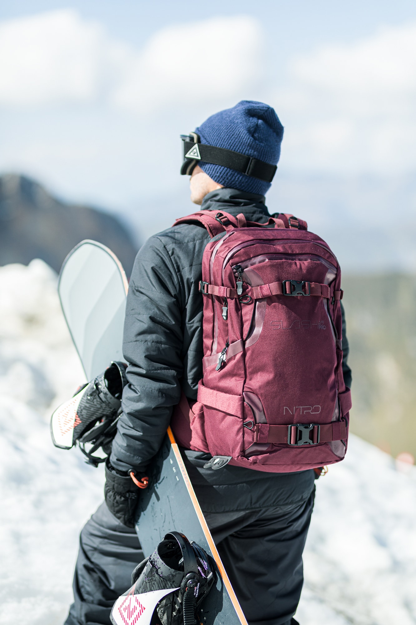 NITRO Sac à dos de loisirs »Slash 25 Pro« Snowboardrucksack, Wanderrucksack, Freizeitrucksack, Skatepack