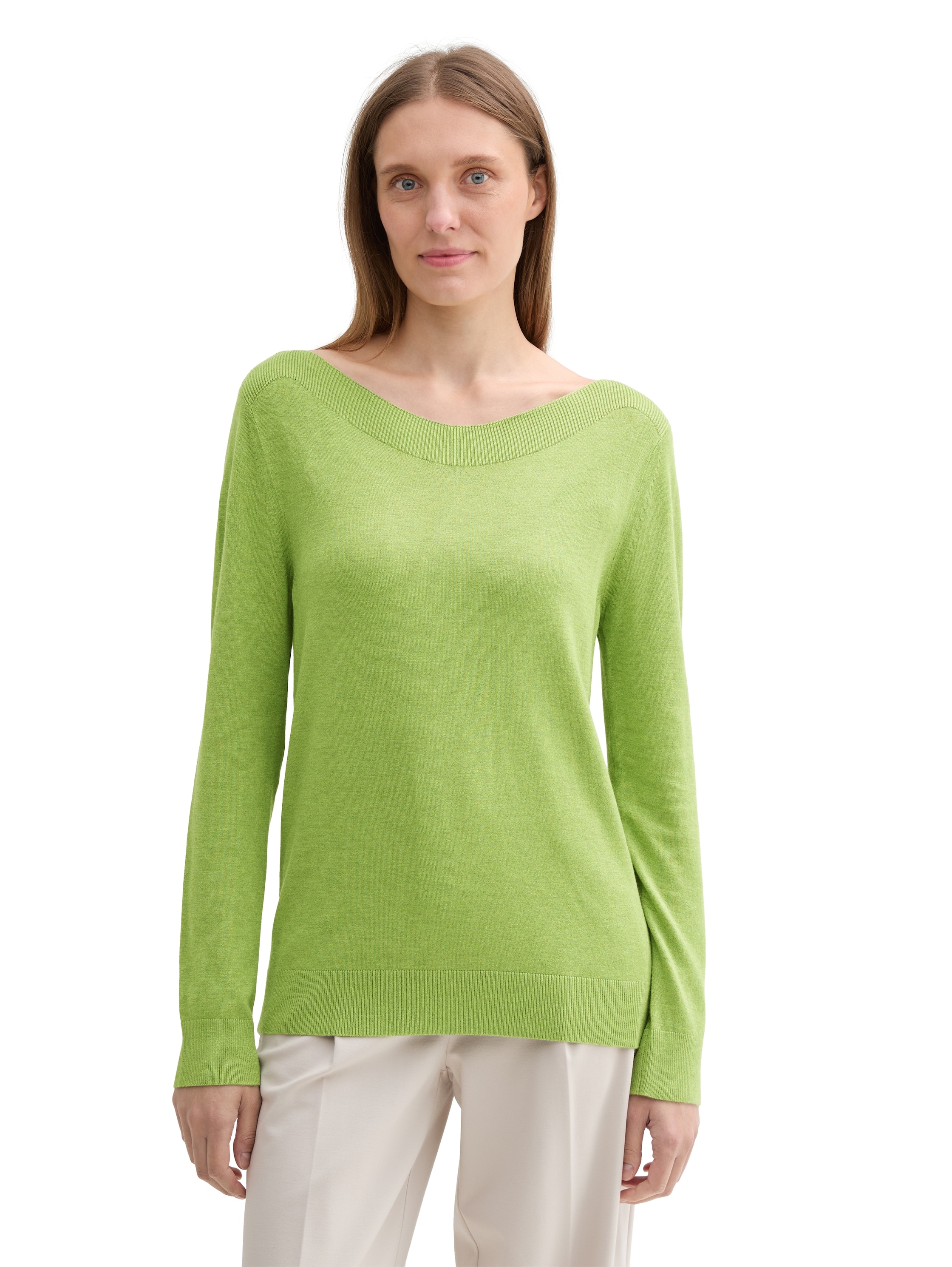 Image of TOM TAILOR Longpullover mit Rippbündchen