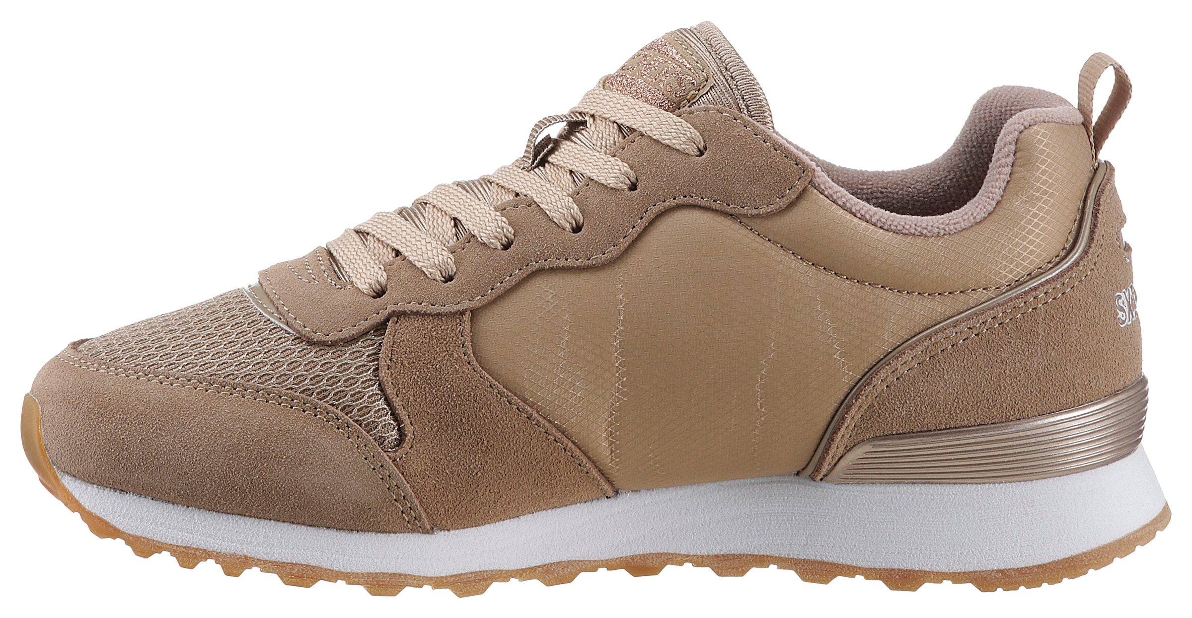 Skechers »OG 85 - GOLDN GURL«  Schnürschuh, Original-Retro-Jogginschuh mit Air-Cooled Memory Foam®