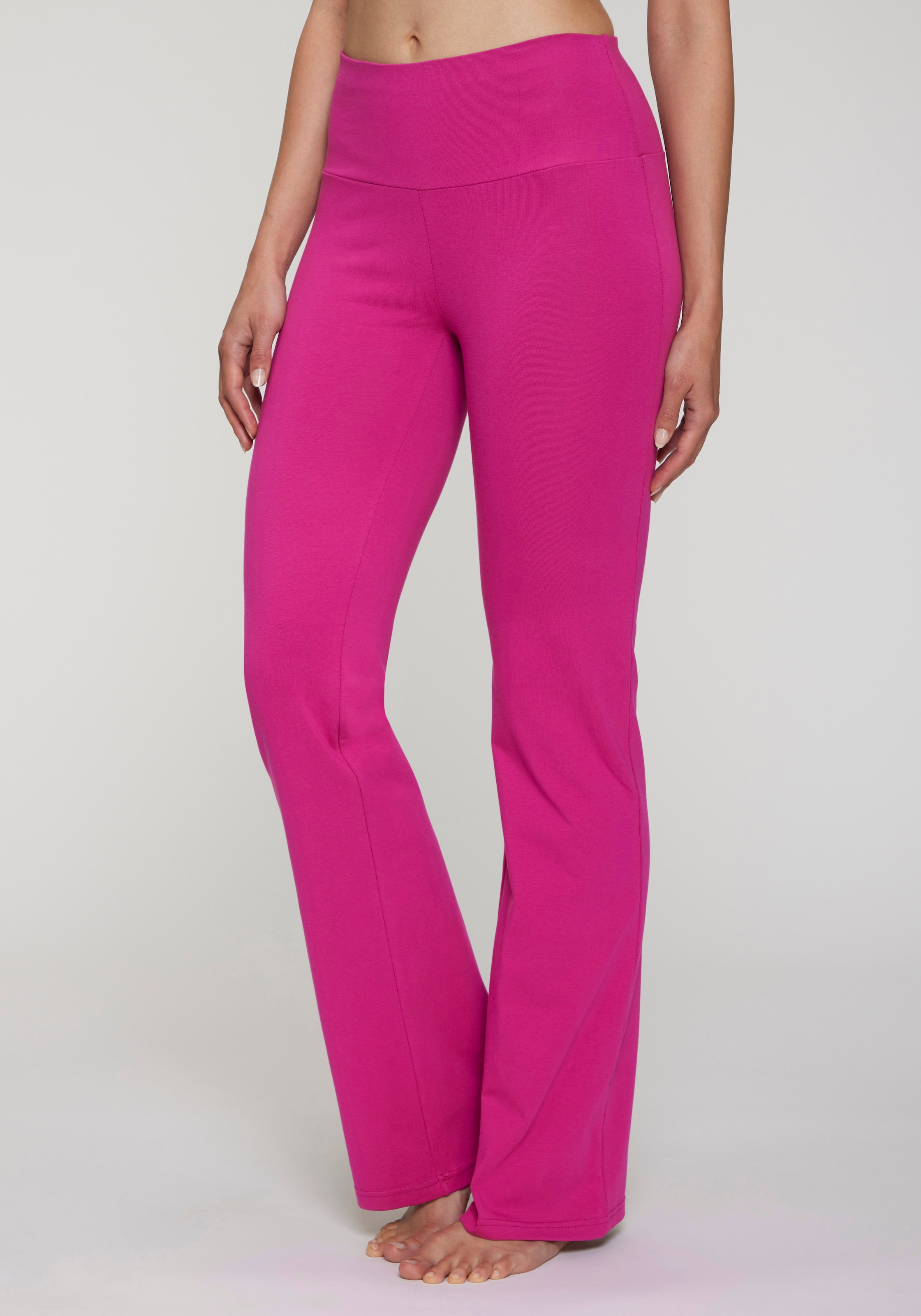 LASCANA ACTIVE Jazzpants mit breitem Bündchen