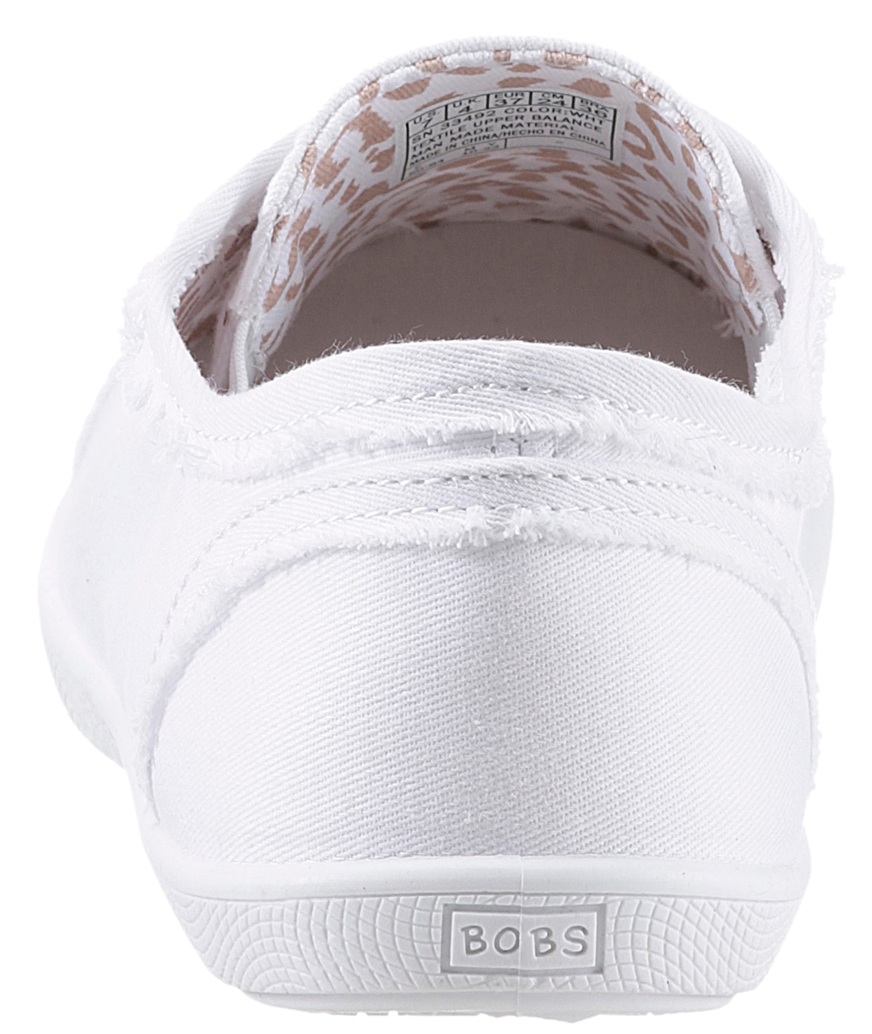 Skechers Slip-On Sneaker »BOBS B CUTE-«, Slipper, Sommerschuh, Freizeitschuh mit elastischer Zierschnürung