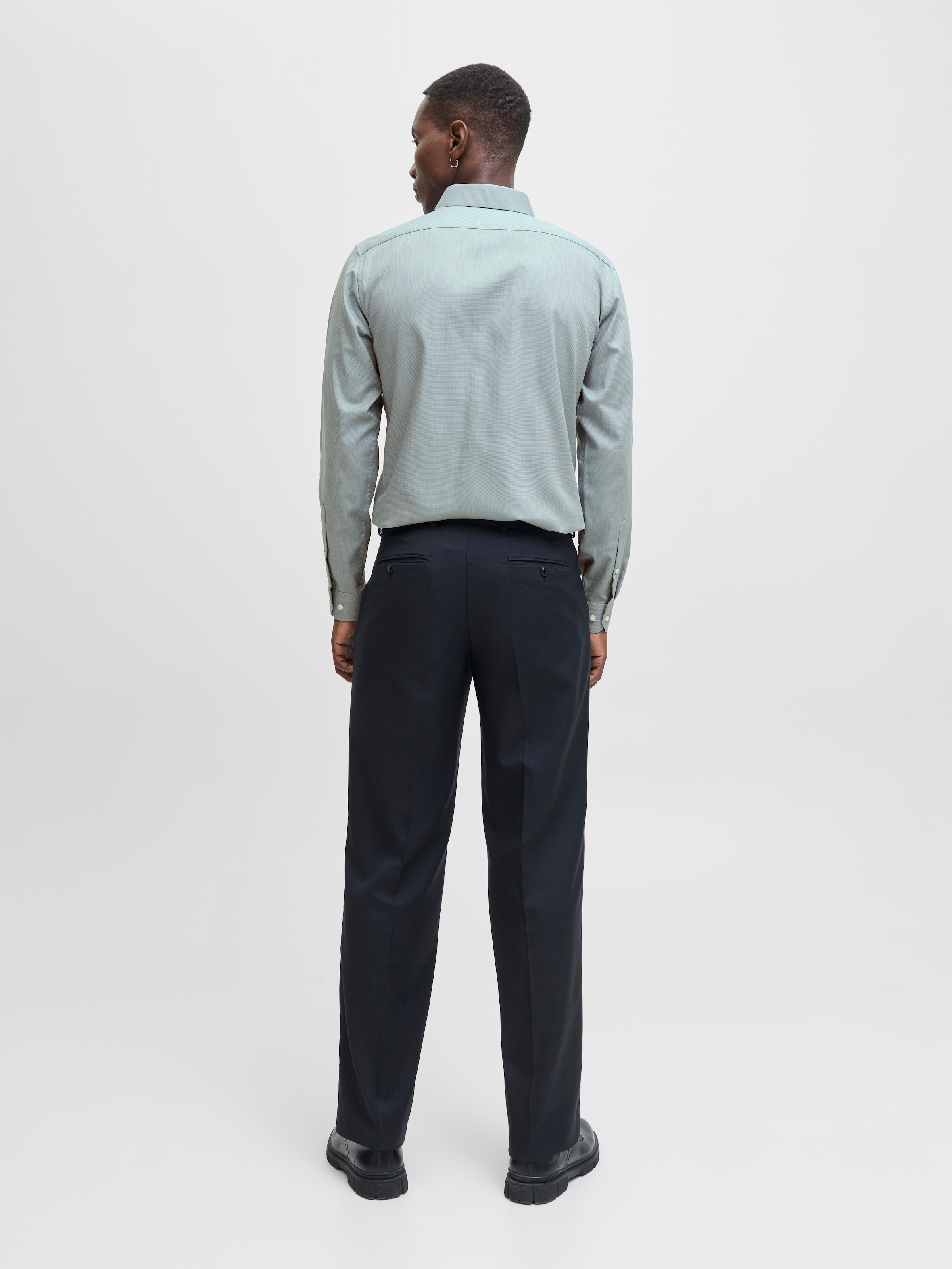 Jack & Jones Langarmhemd »JPRBLAPARKER Slim Fit Hemd, atmungsaktiv, ideal für den Alltag«, unifarben, modisch, slim fit, Baumwolle, Hemdkragen
