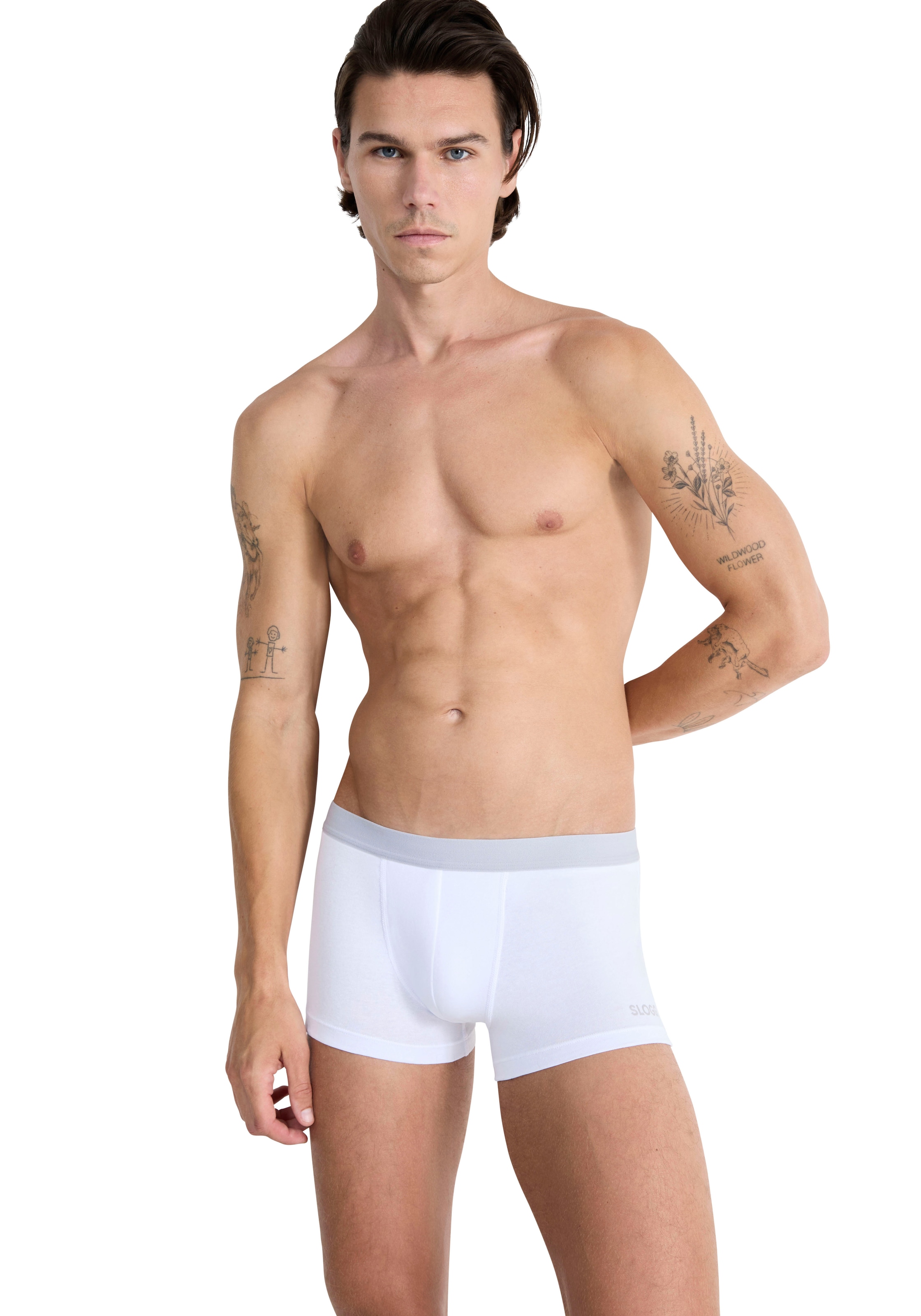 sloggi Hipster »Men GO ABC 2.0« Spar-Packung, 6er Pack, 6 Stk. tlg., weich, Baumwollmix, elastischer Logobund, Baisc, ohne Eingriff