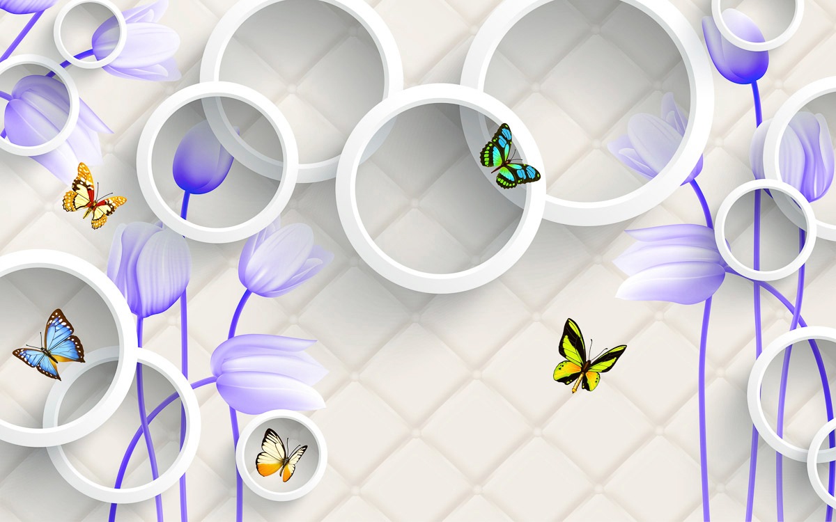 Image of Papermoon Fototapete »Muster mit Hirschen«, Vliestapete, hochwertiger Digitaldruck, inklusive Kleister bei Ackermann Versand Schweiz