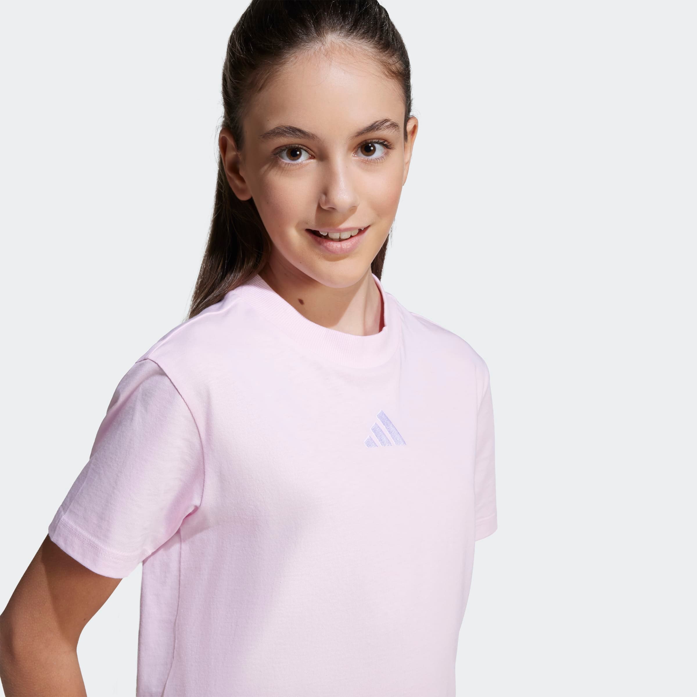 adidas Sportswear T-shirt »ESSENTIALS KIDS« für Kinder, mit Rundhalsausschnitt, ohne Verschluss, pflegeleicht