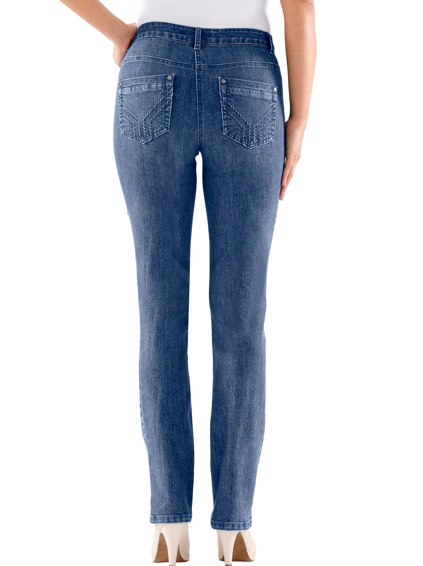 Casual Looks Gerade Jeans, (1 tlg.)