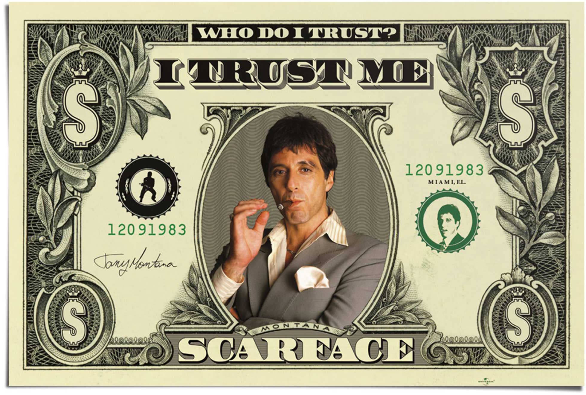 St.) Dollar«, versandkostenfrei Poster (1 »Scarface ♕ Reinders! auf