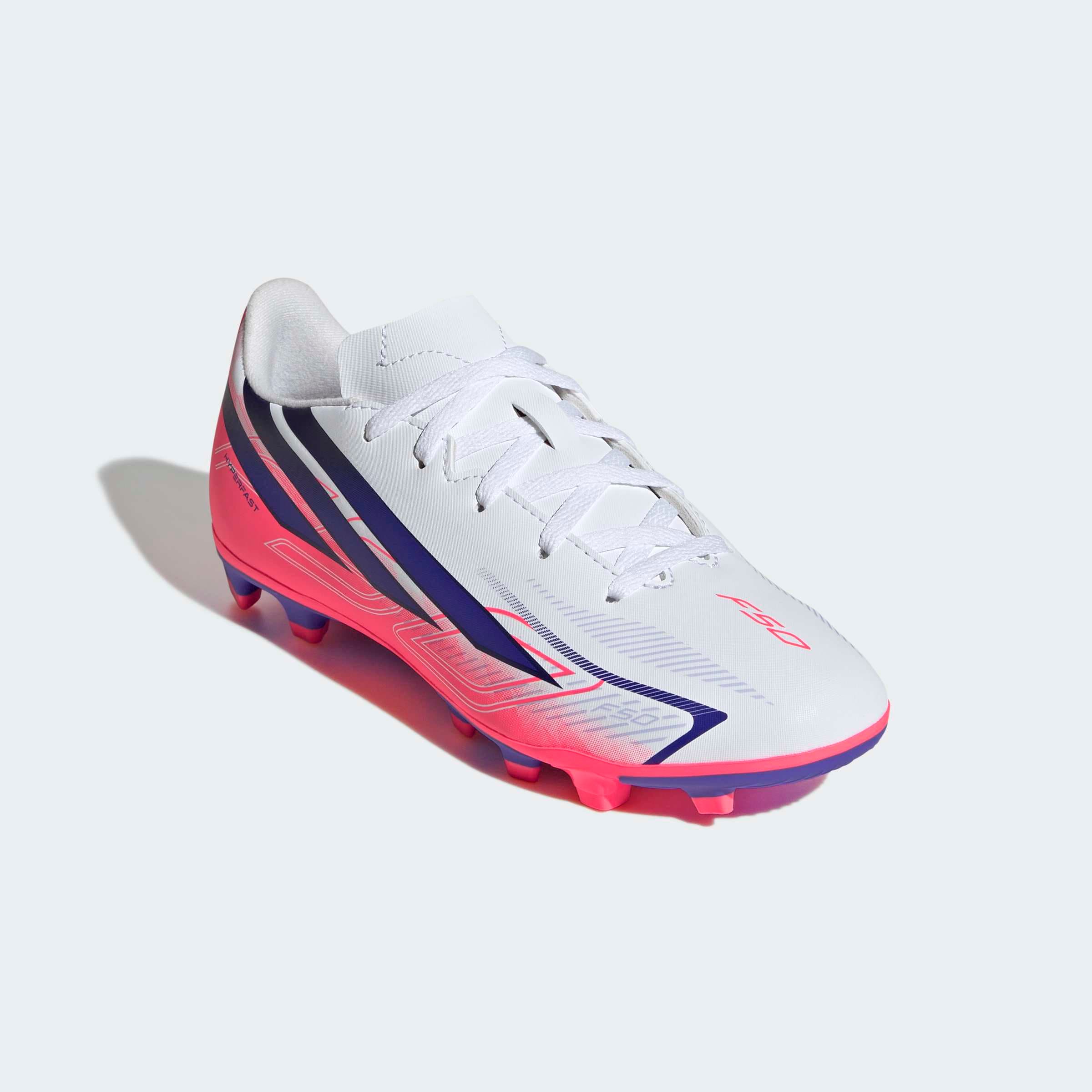 Image of adidas Performance Fussballschuh "F50 HYPERFAST CLUB KIDS, FESTE BÖDEN/GEMISCHTE BÖDEN" für viele verschiedene Böden geeignet