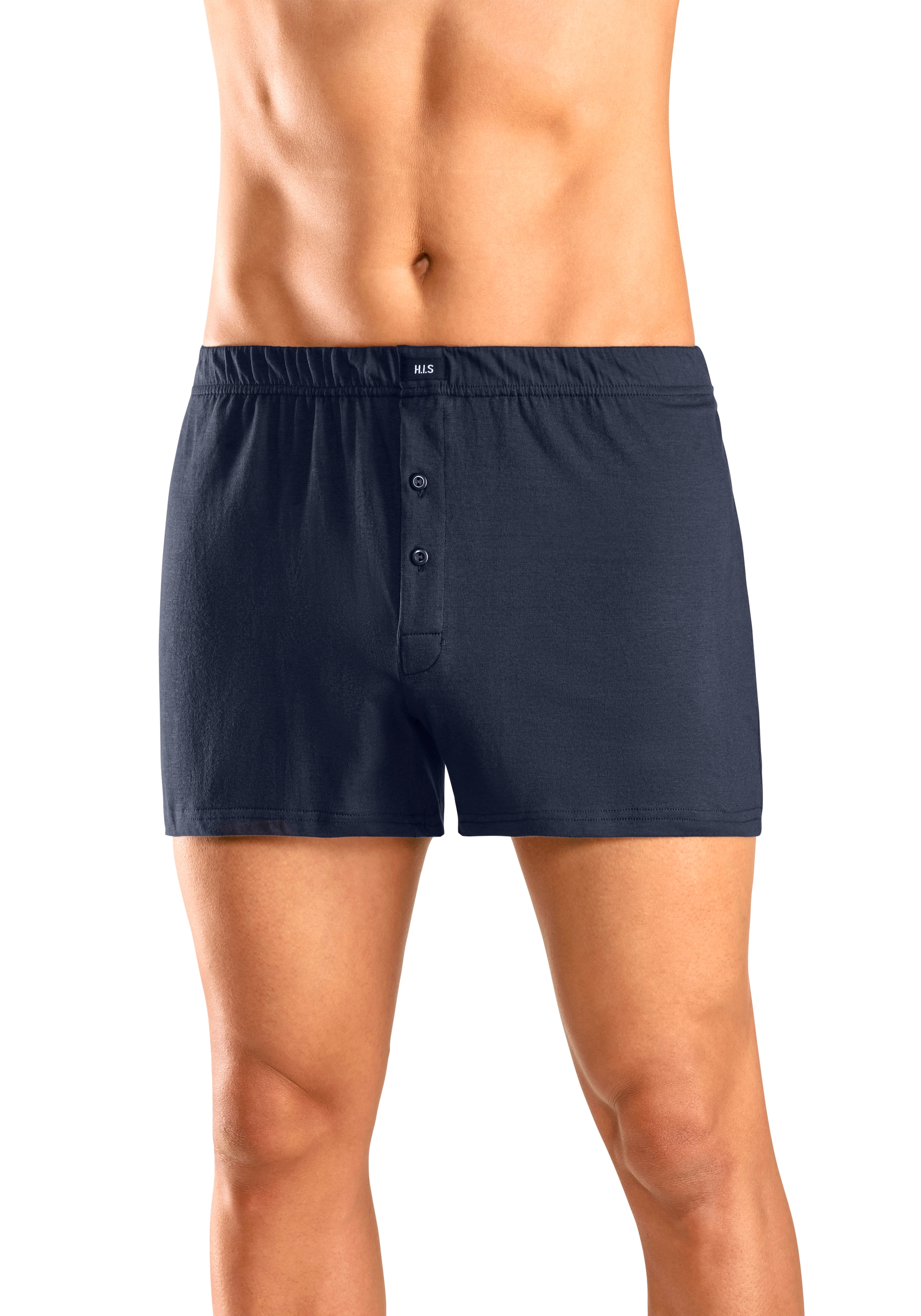 H.I.S Boxer ample »Herren Boxer« Packung, 5 cuis weite Passform, Komfortbund, aus Baumwoll-Stretch