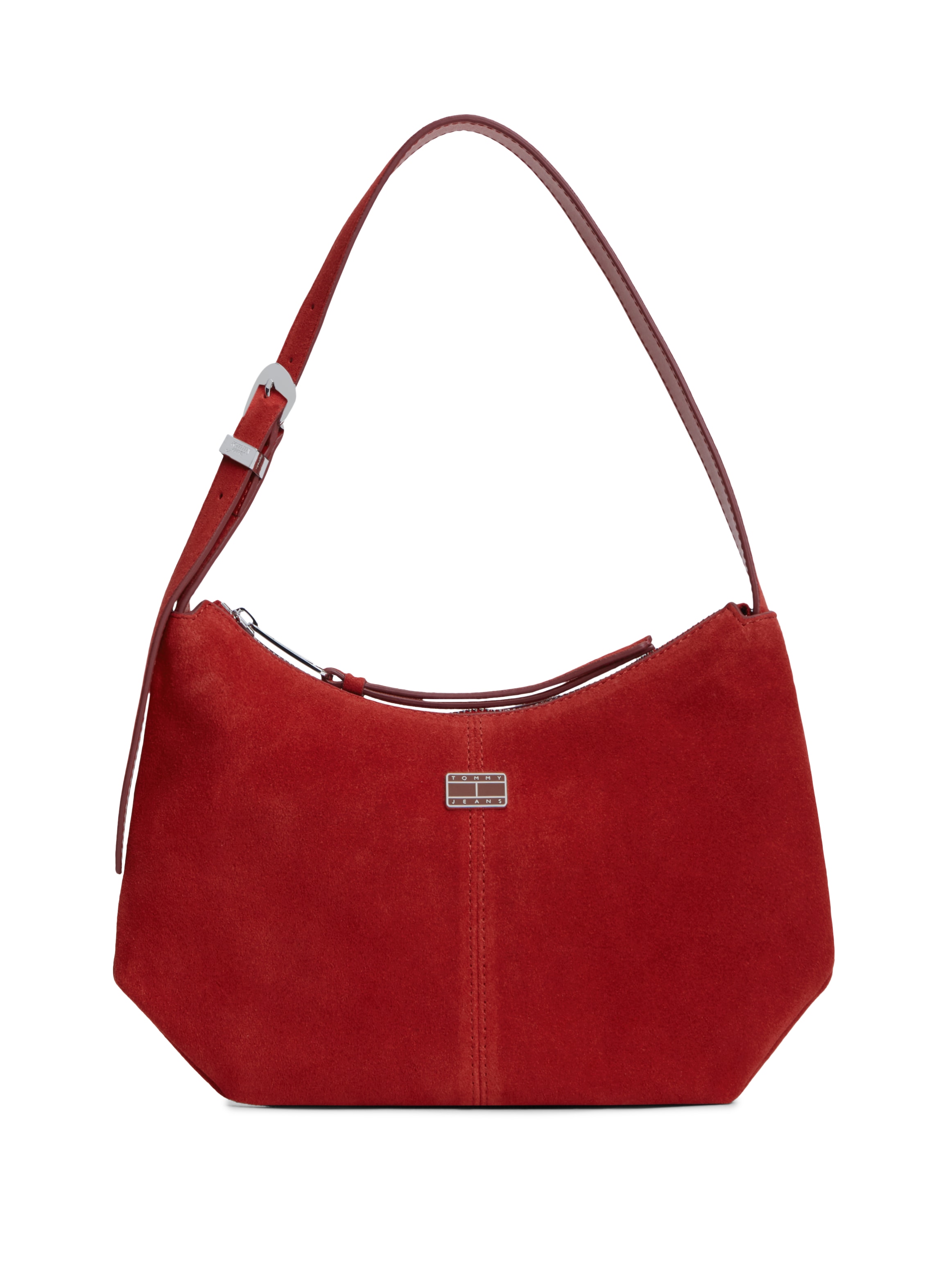 Tommy Jeans Sac à bandoulière »TJW SLOUCHY SUEDE SHOULDER BAG« sac de transport, sac bandoulière, sac à main avec couture décorative