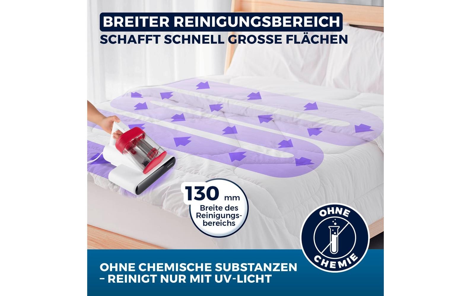 CLEANmaxx Appareil de nettoyage de matelas »400W, CH-Stecker«