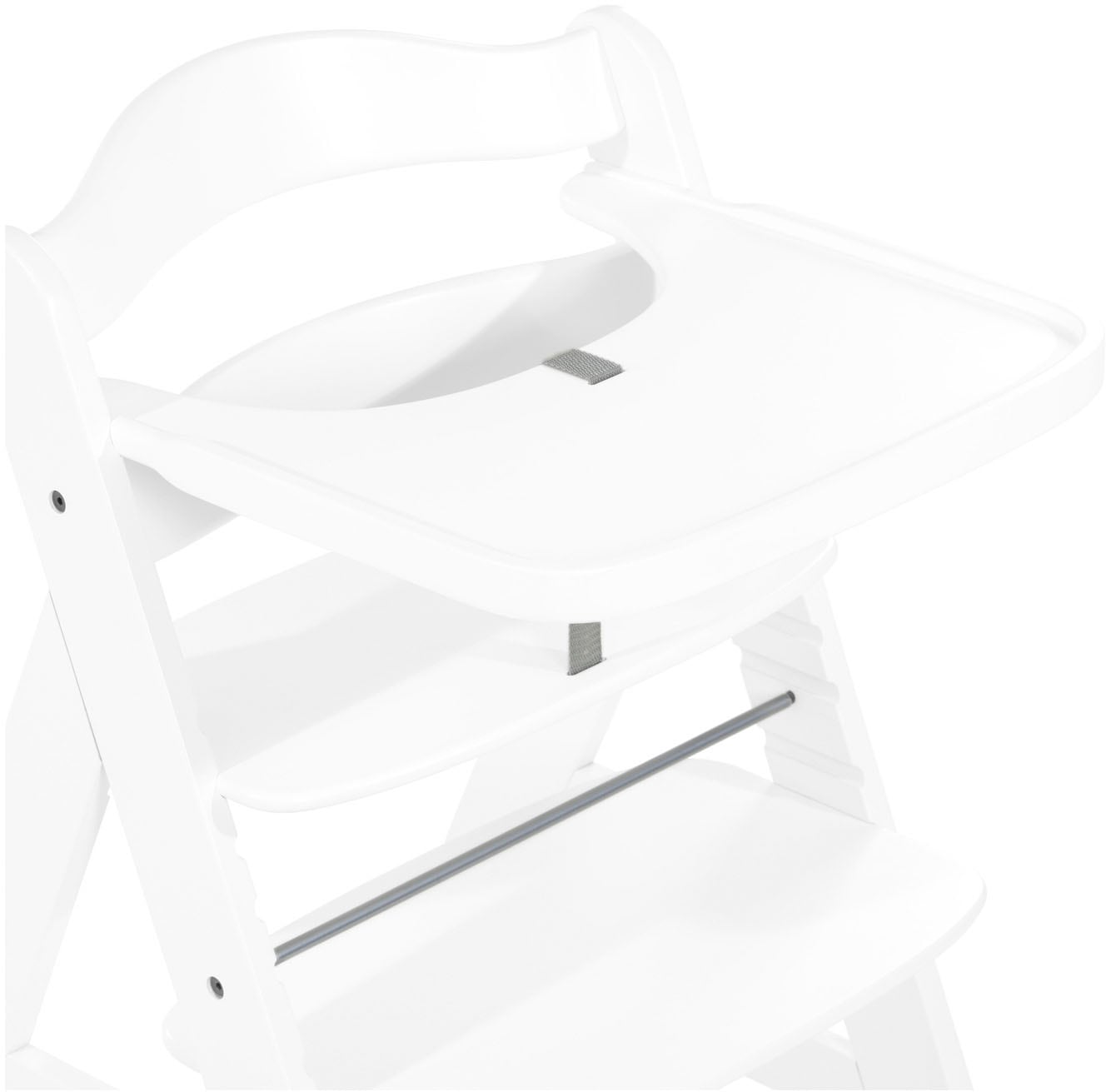 Hauck Plateau de chaise haute »Alpha Wooden Tray Essbrett, white« für Hochstühle Alpha+ und Alpha+ Select