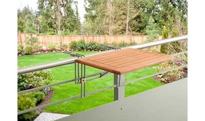 MERXX Balkonhängetisch »Holz«, für den Balkon geeignet, 60x40 cm kaufen