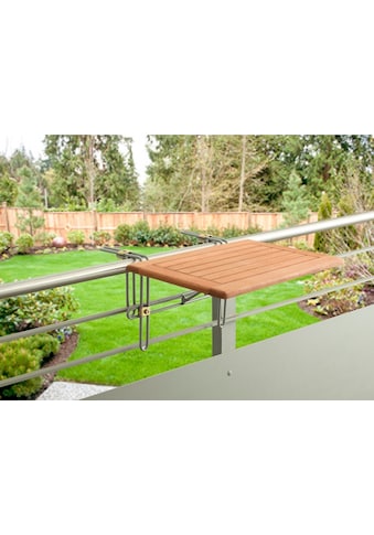 Balkonhängetisch »Holz«, für den Balkon geeignet, 60x40 cm