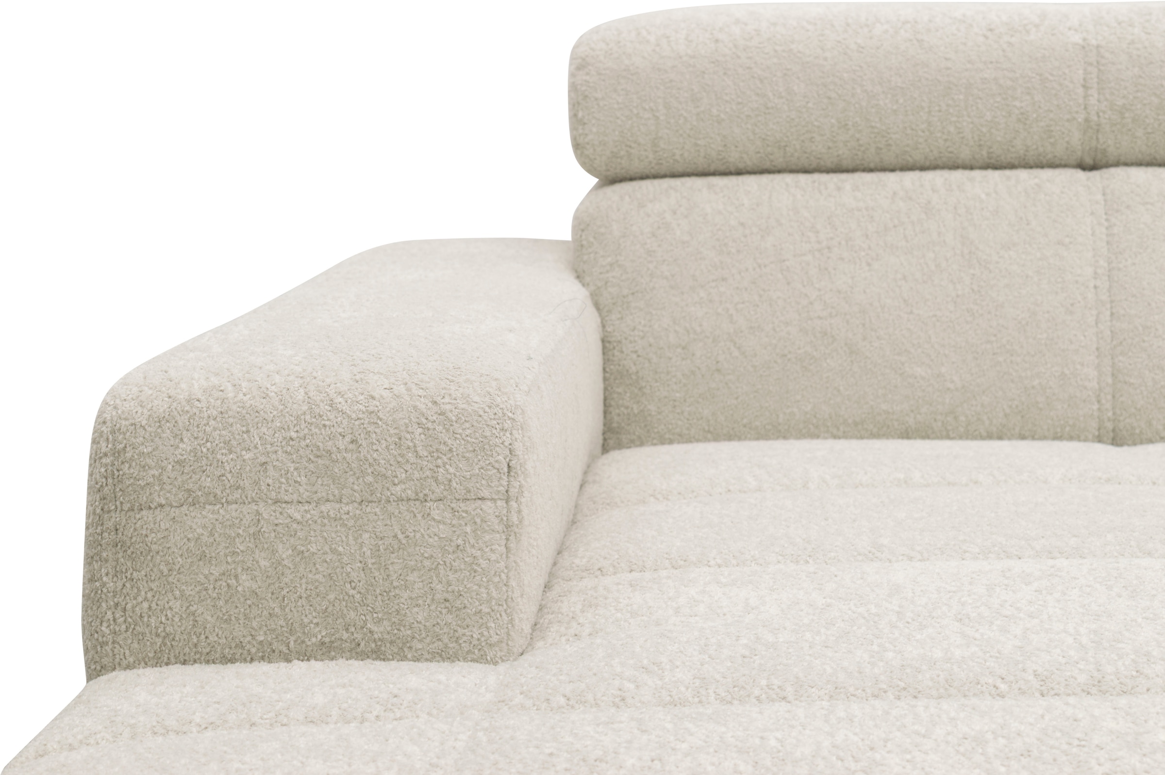 GOODproduct Wohnlandschaft »Ballerup 359 x 228 cm, auch mit verstellbarer Sitztiefe« Kopfteile verstellbar, Pet Friendly Bezug, U-Form