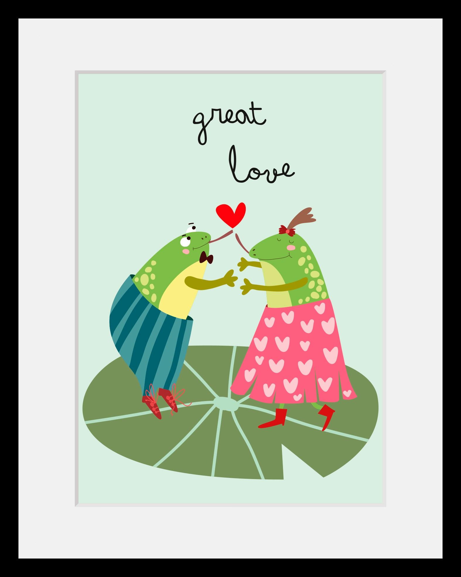 Image of Home affaire Bild »Great love«, mit Rahmen bei Ackermann Versand Schweiz