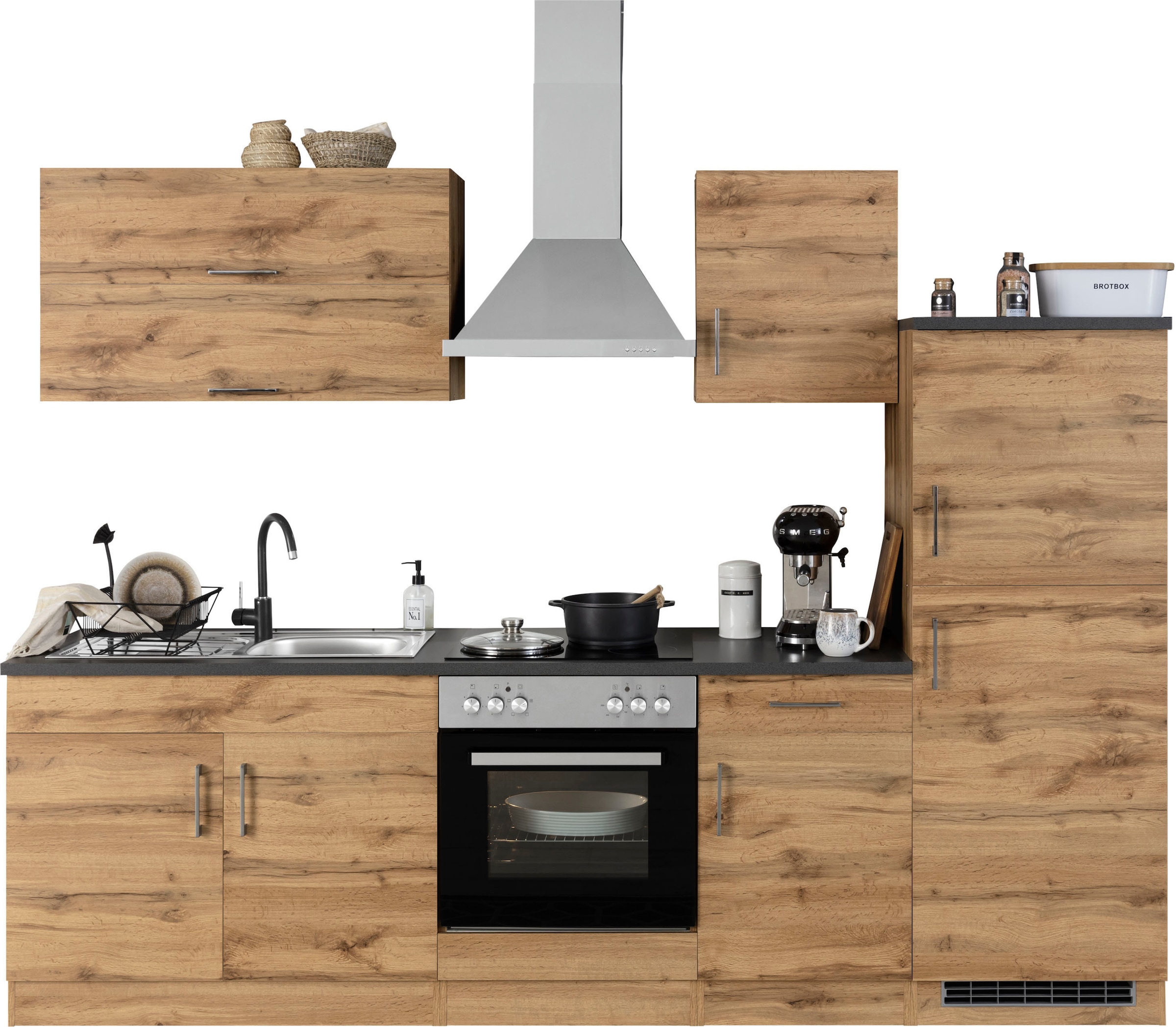 KOCHSTATION Kitchenette »KS-Colmar« sans appareils électriques, largeur 270 cm