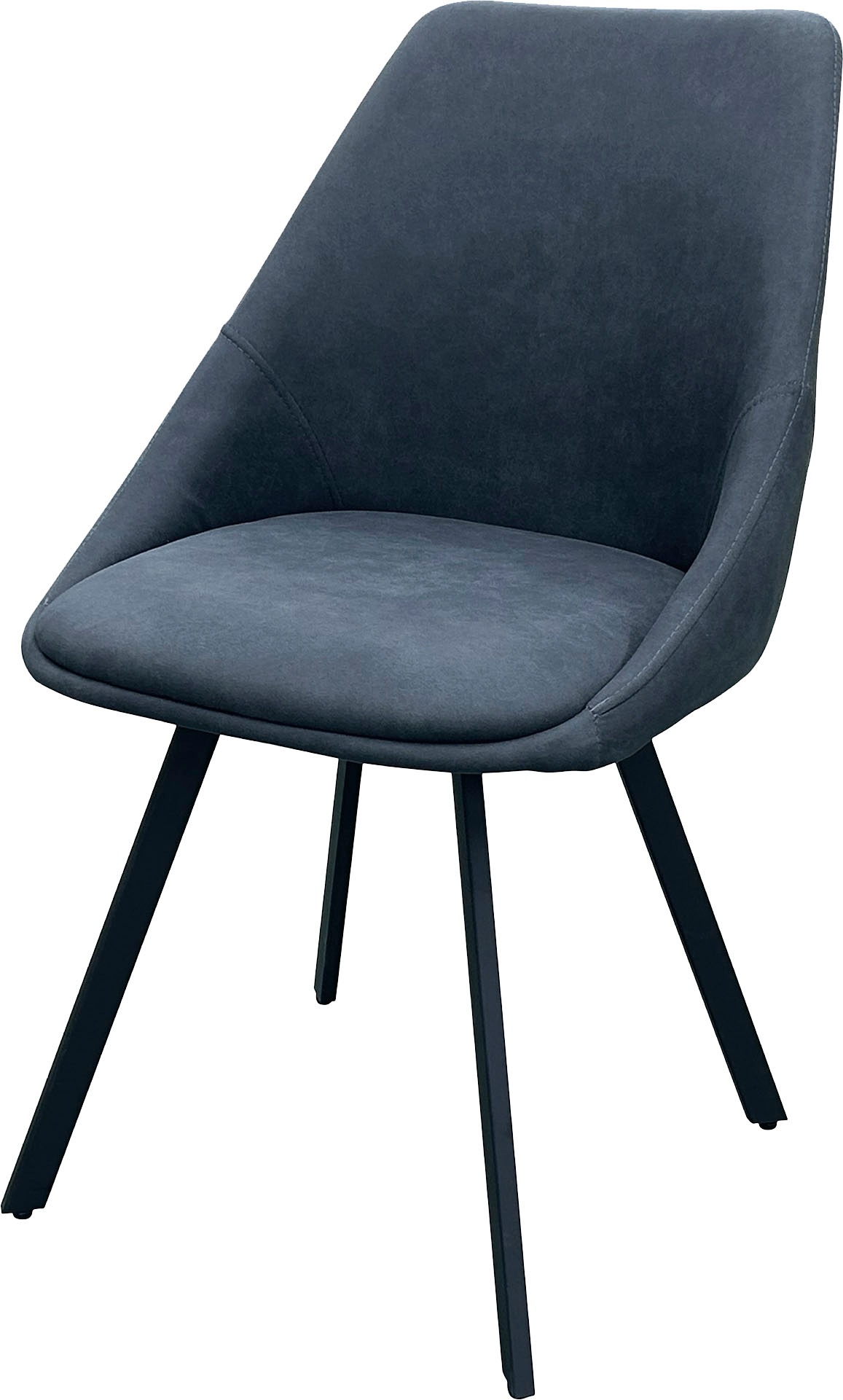 byLIVING Esszimmerstuhl »Jasper (2er-Set)«, (Set), Sitzschale 360°drehbar, Metall schwarz, Küchenstuhl, diverse Bezüge