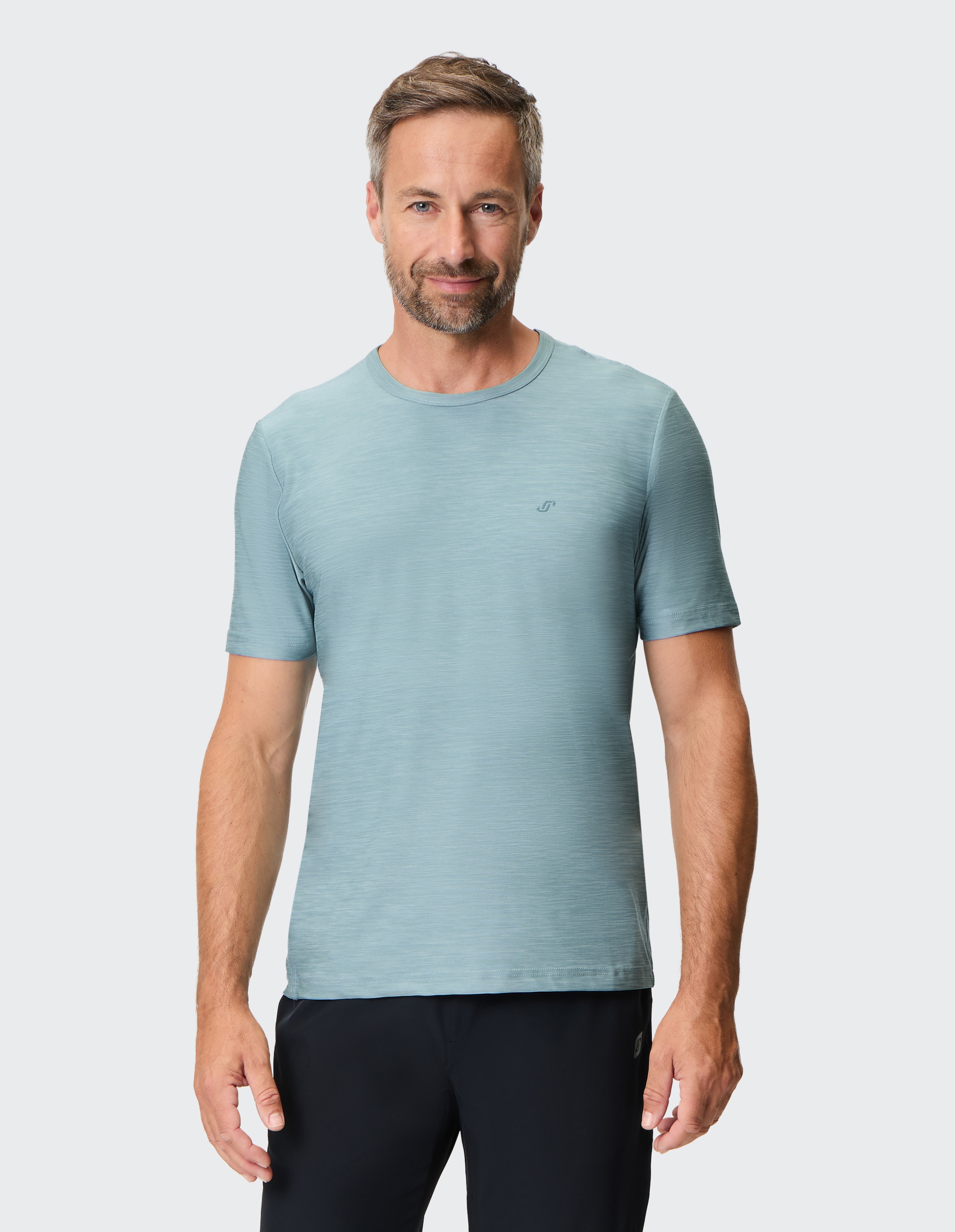 Image of Joy Sportswear Funktionsshirt "T-SHIRT VITUS" melierte Optik, mit Markenlabel, pflegeleicht, Kurzarm