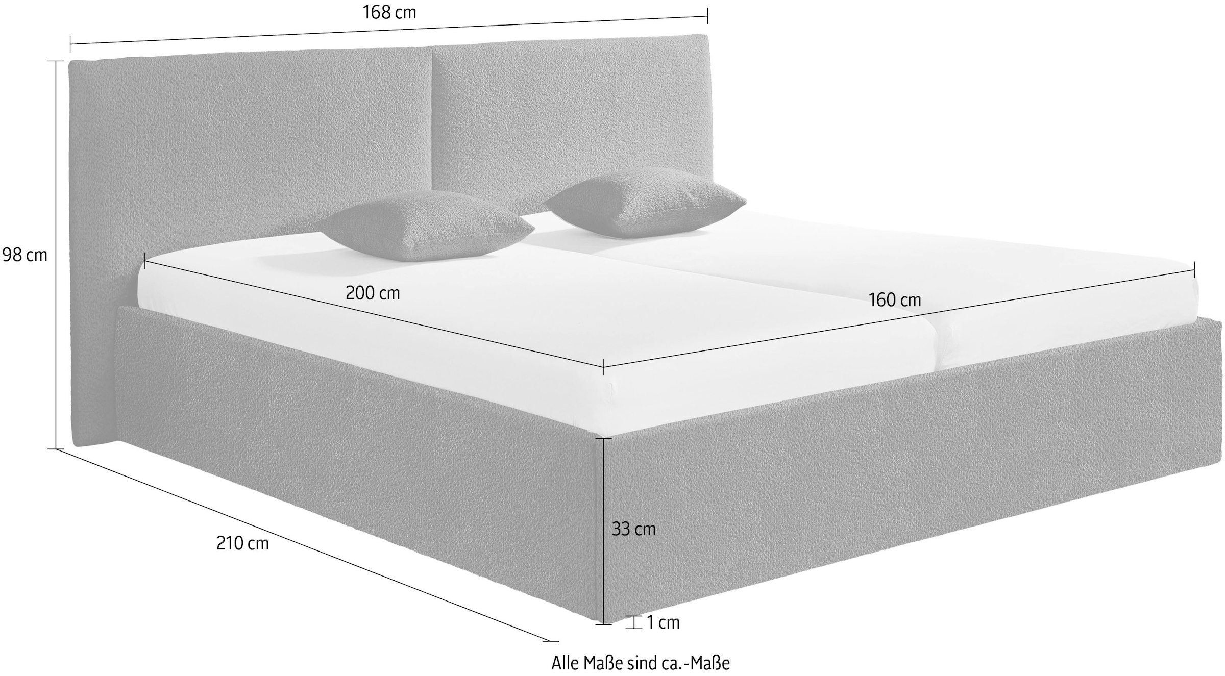 Westfalia Schlafkomfort Lit rembourré