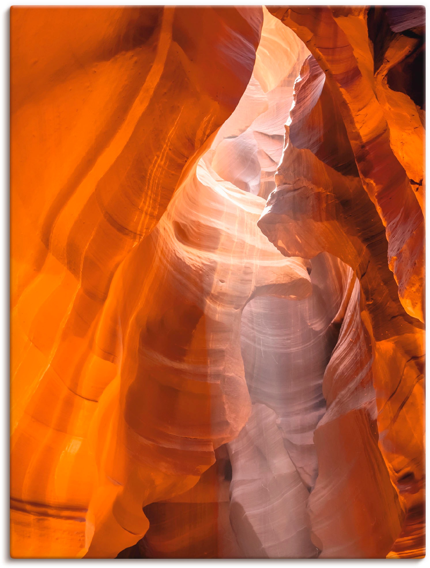 Image of Artland Wandbild »Antelope Canyon«, Amerika, (1 St.), in vielen Grössen & Produktarten -Leinwandbild, Poster, Wandaufkleber / Wandtattoo auch für Badezimmer geeignet bei Ackermann Versand Schweiz