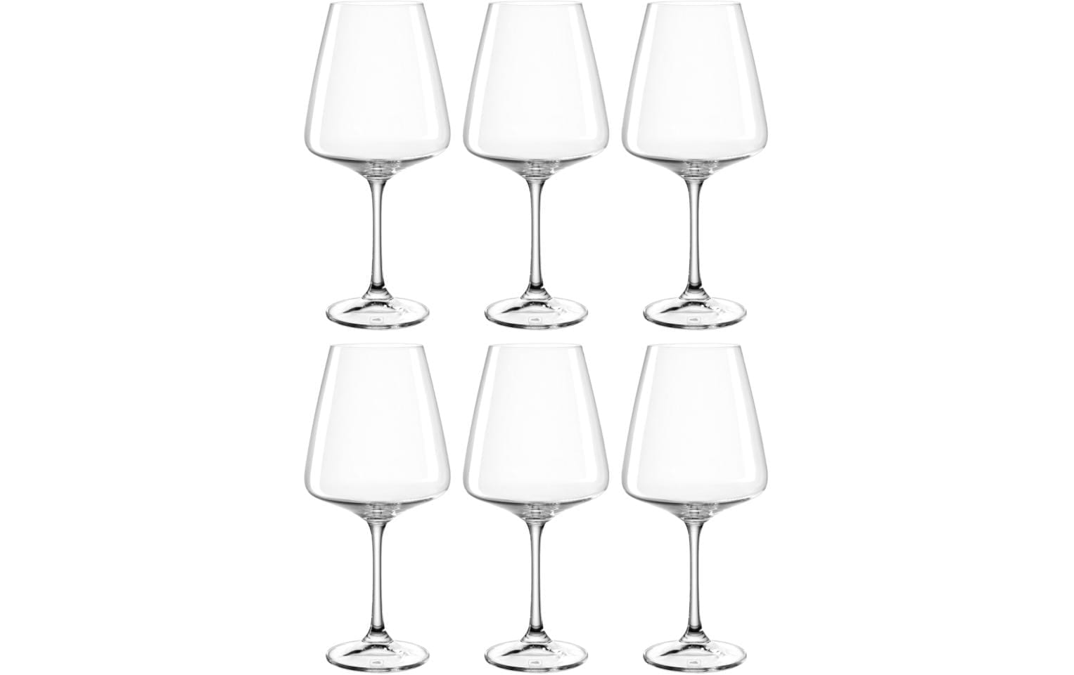 Rotweinglas »Paladino 660 ml, 6 Stück, Transparent«
